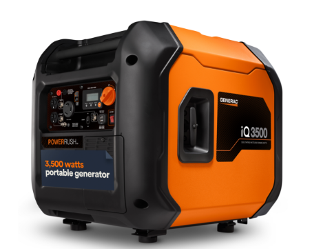 3,500-watt portable inverter generator with compact frame and carry handle, available for rent at McKinleyville Ace Home & Garden Center.