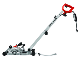 SKILSAW 7-inch Medusaw concrete saw with adjustable cutting depth and water feed system, available for rent at McKinleyville Ace in Humboldt County.