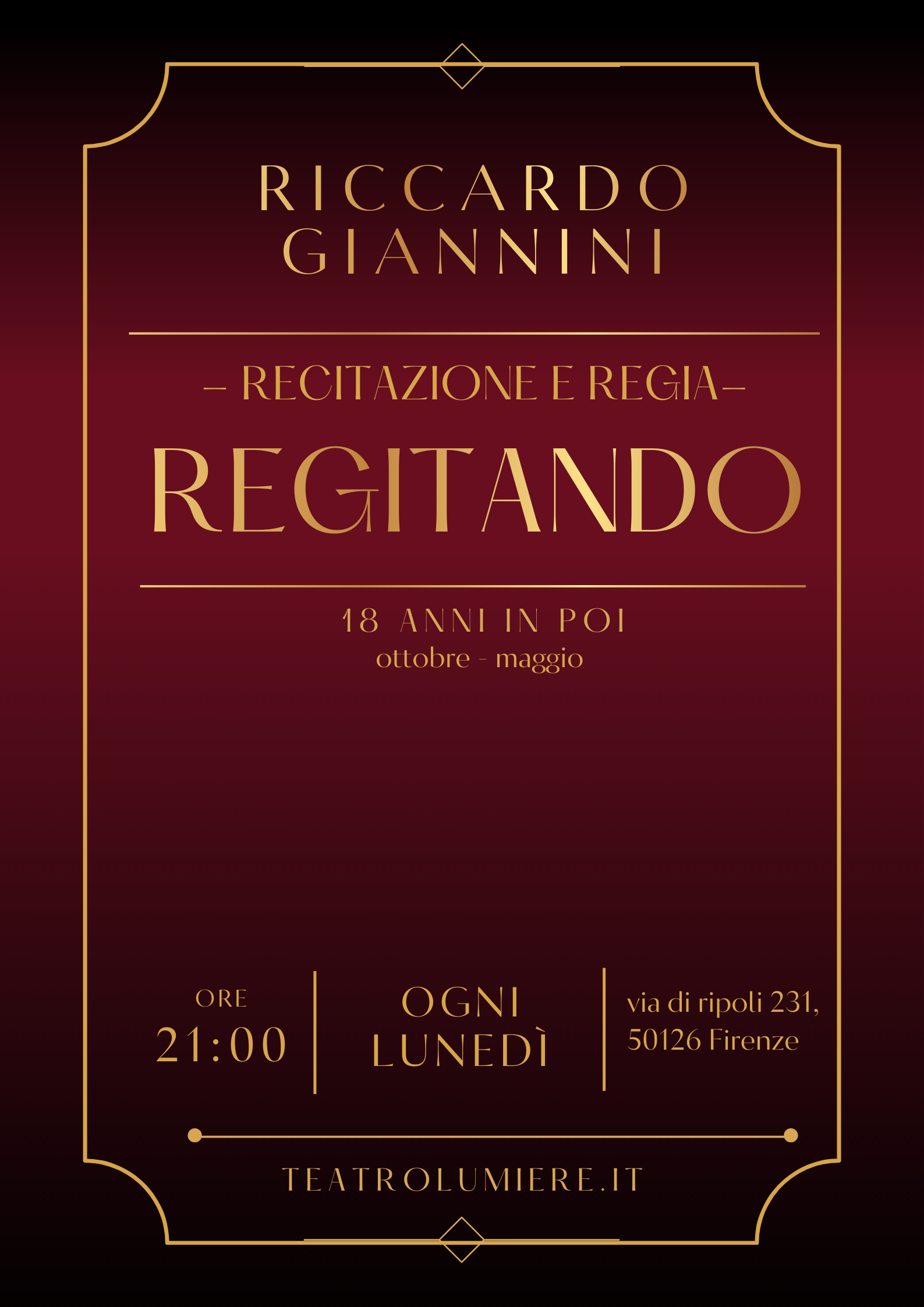 REGITANDO con Riccardo Giannini