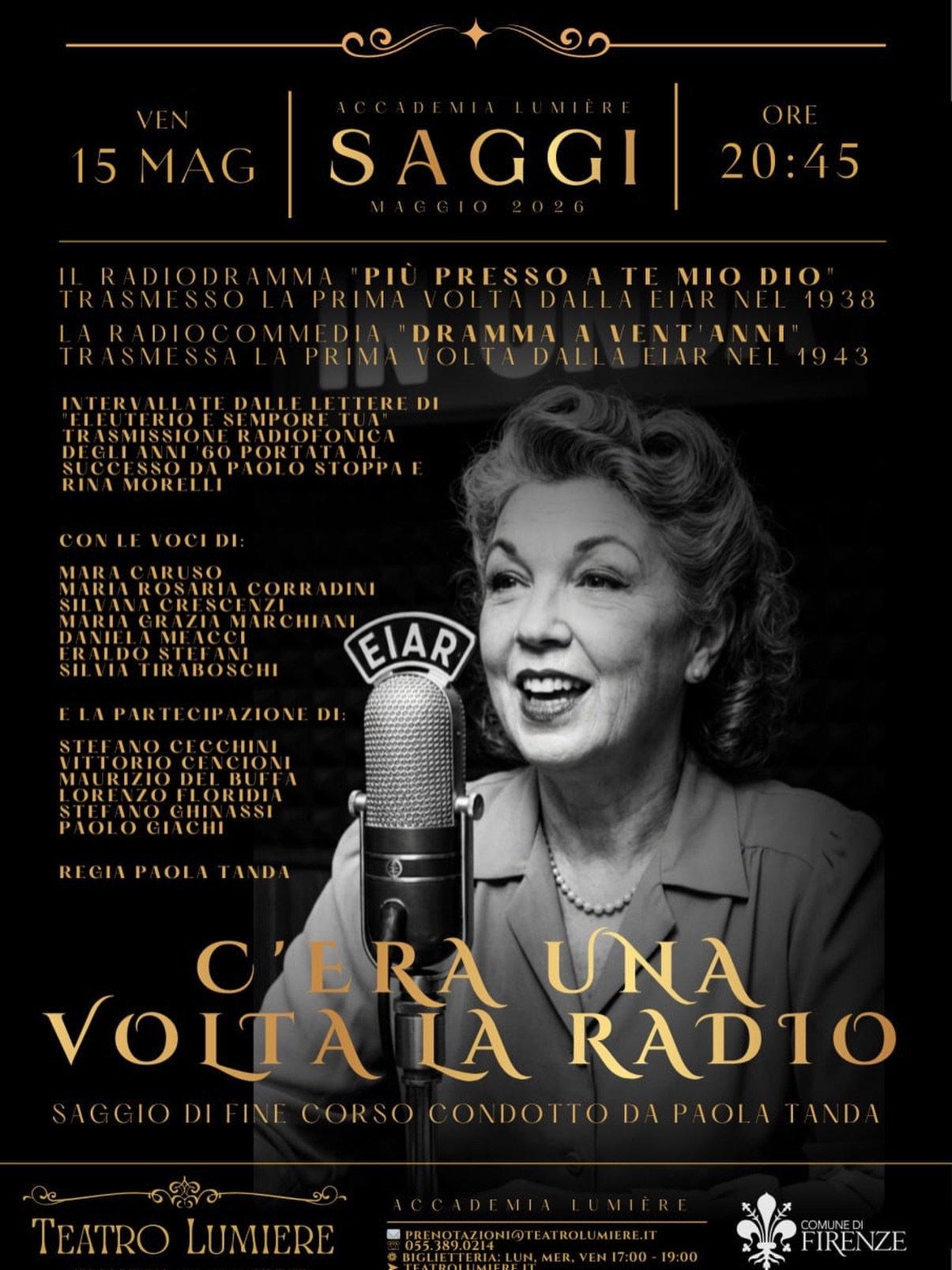 C&rsquo;&egrave; stato un tempo in cui bastava accendere la radio per non sentirsi soli. Le voci arrivavano da lontano, attraversavano le stanze e, poco a poco, costruivano immagini, volti, interi mondi dentro la vostra immaginazione.
&ldquo;C&rsquo;