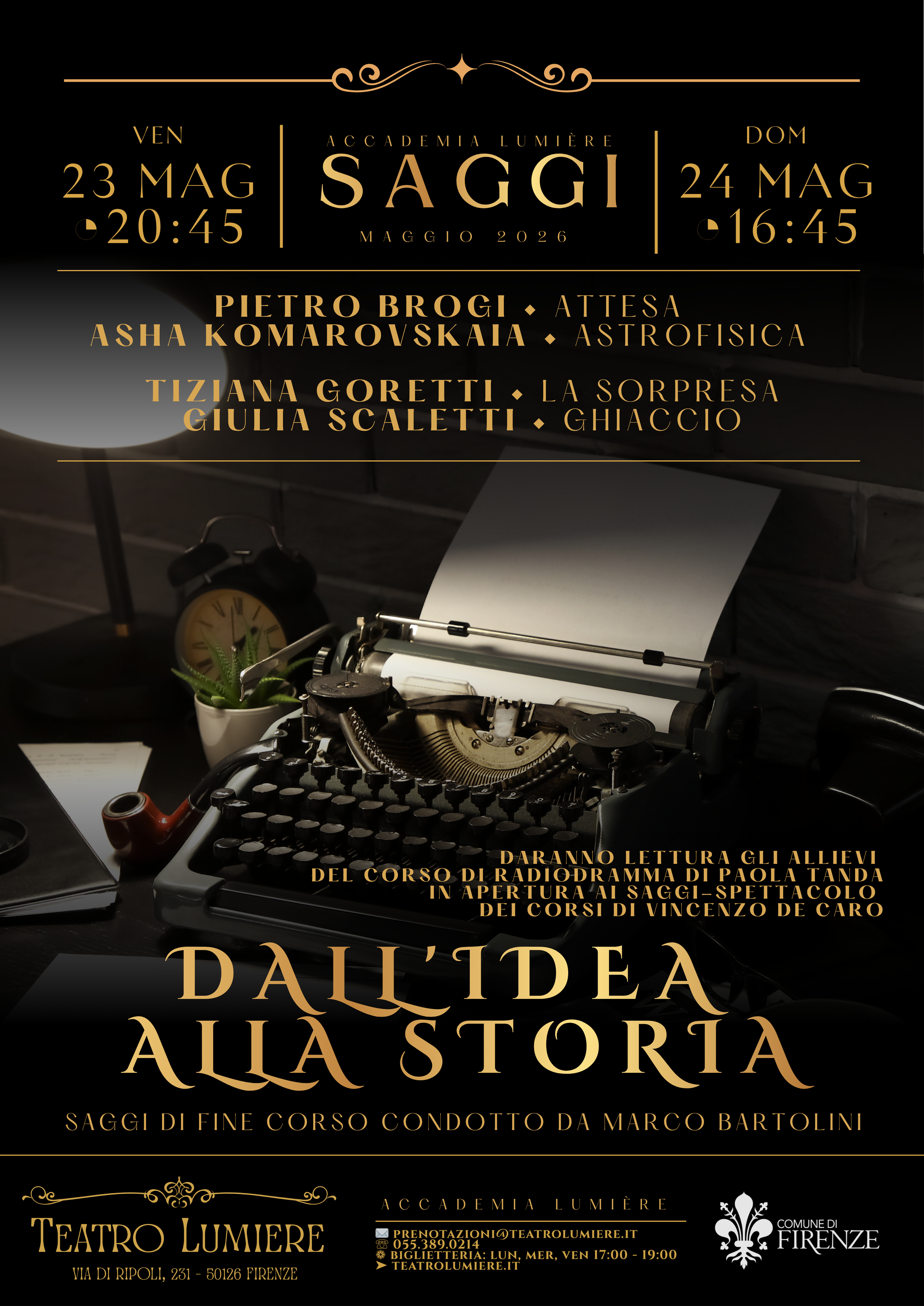 Dall’idea alla storia