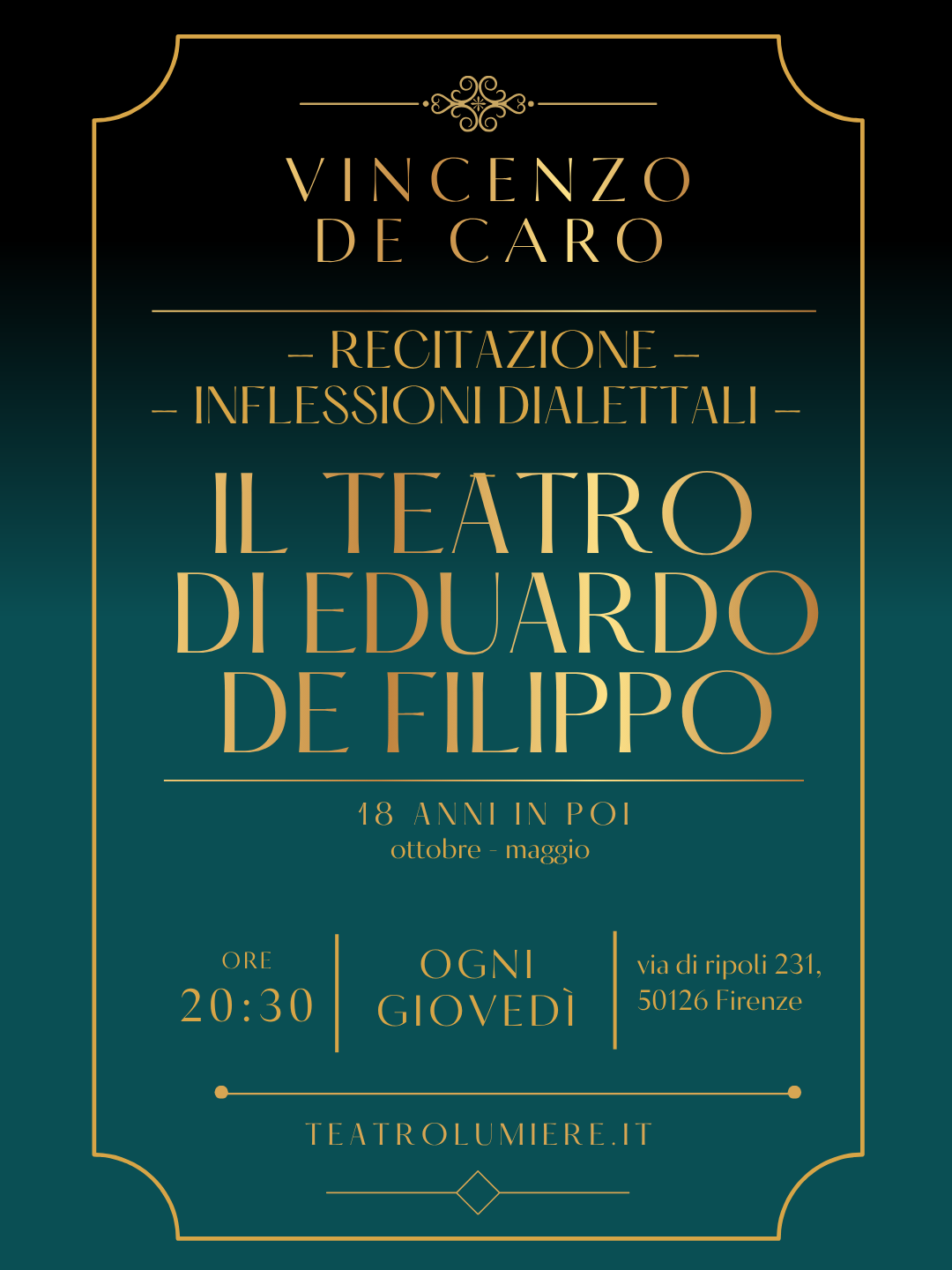 Recitazione e inflessioni diallettali