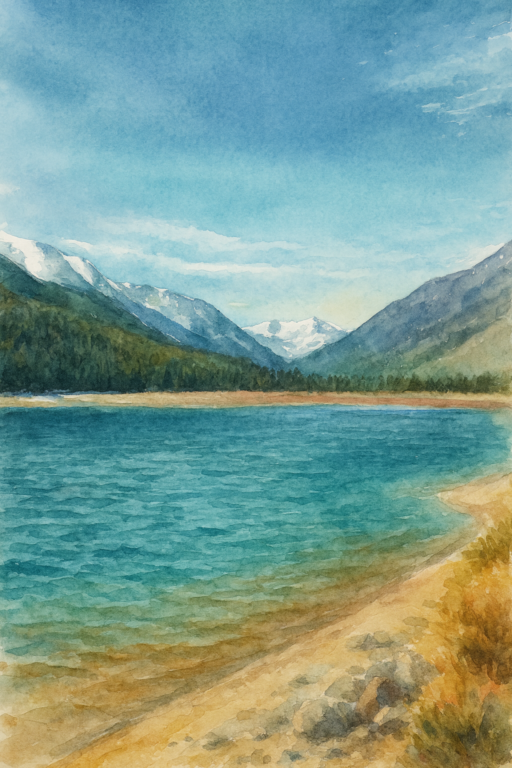 AJs Photo as a Watercolor - Colorado 1