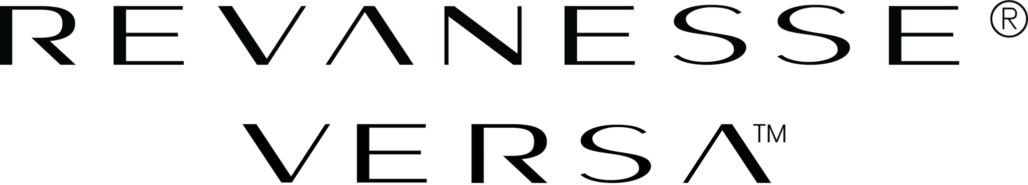 Revanesse logo with a large letter R and smaller text underneath.