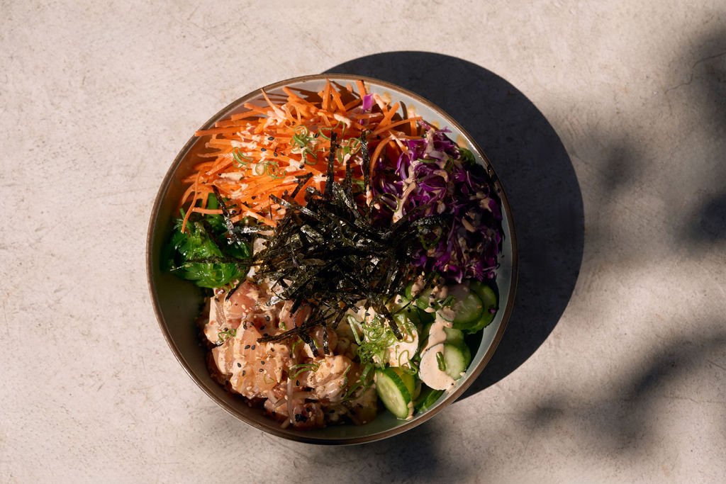 Fresh and satisfying bowl served at Mejibó Todos Santos.