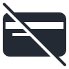 Icon keine Kreditkarte