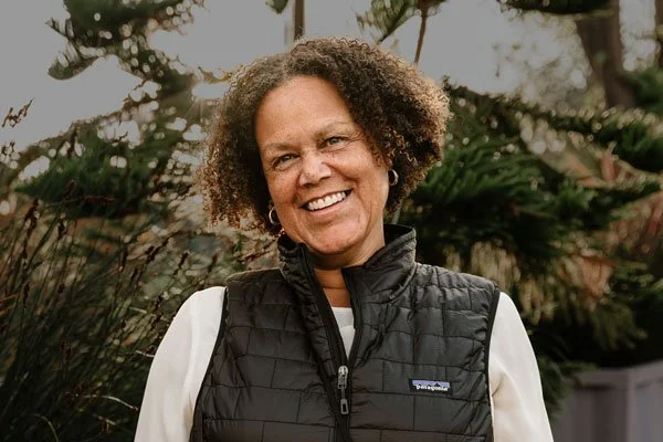 Pirette McKamey, Bay Area writer and education consultant, portrait photo.