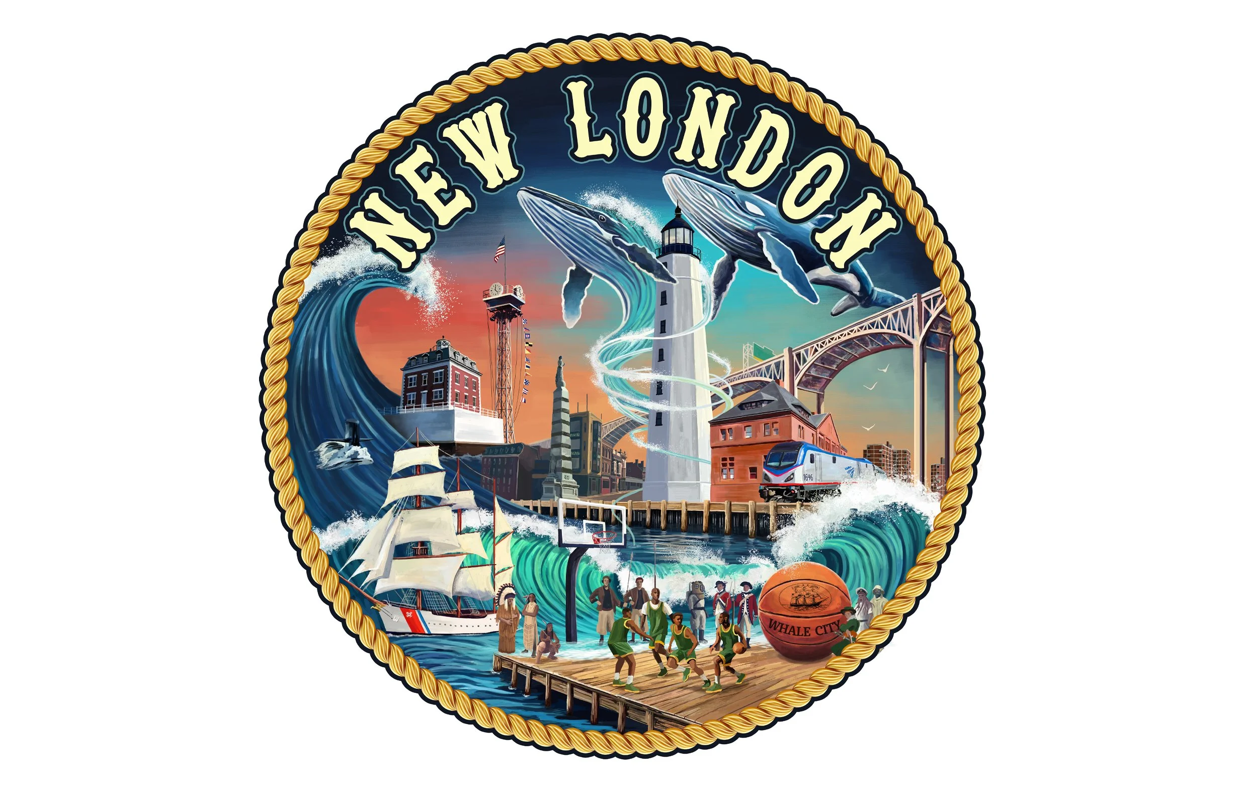 New London Community Center Mural