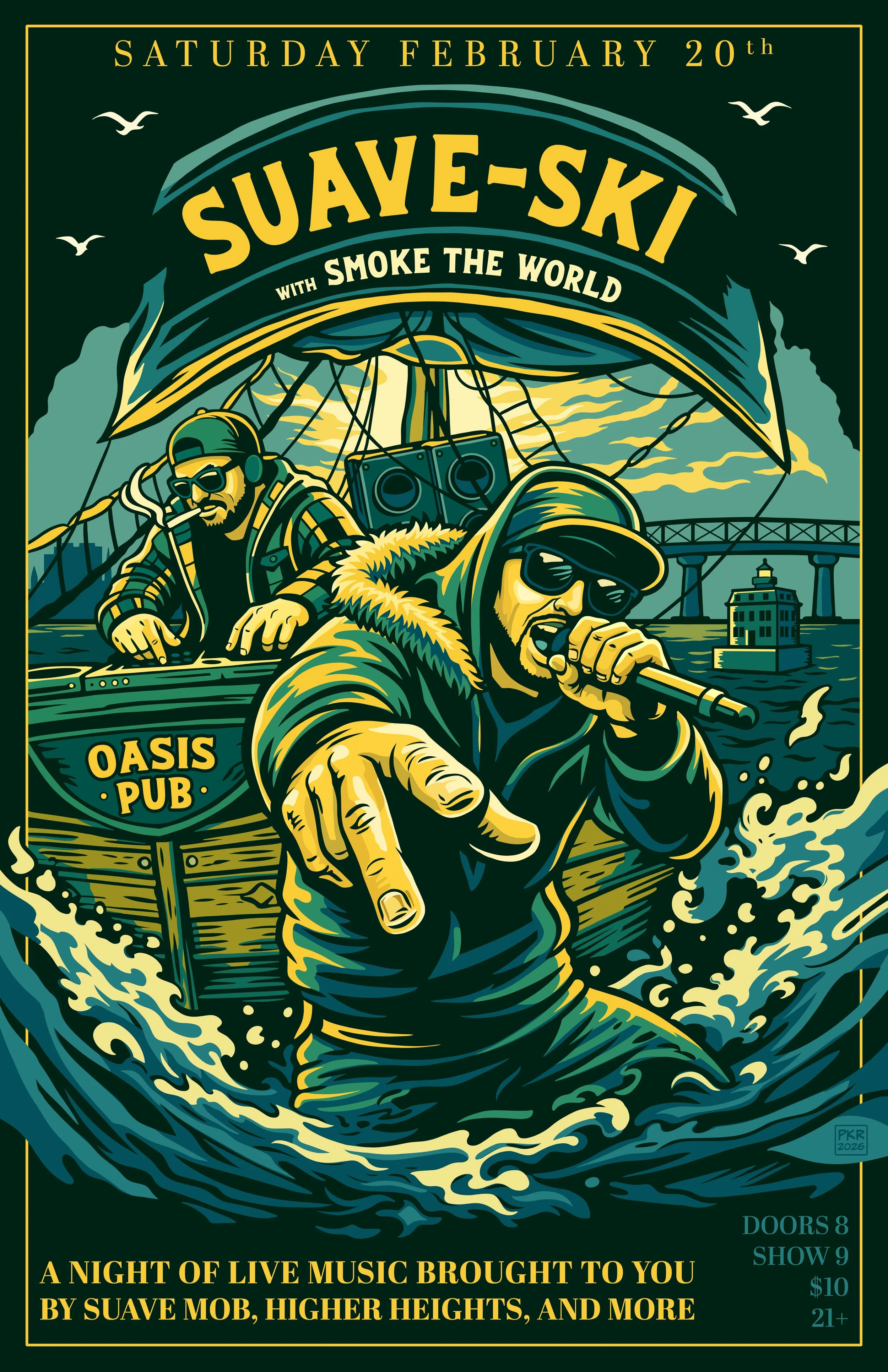 Suave-Ski Show Flier