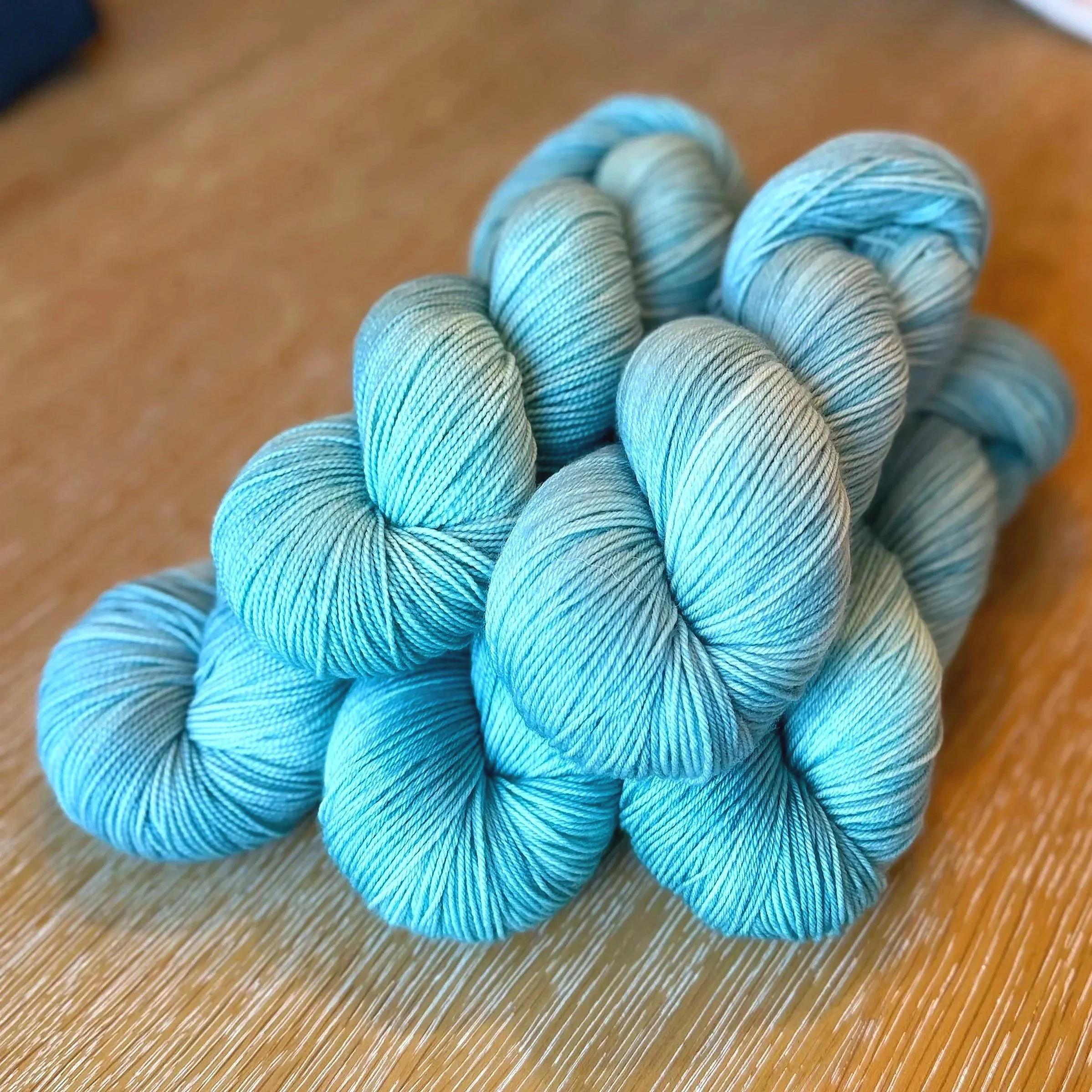 Local yarn shop selling hand dyed yarns in Hampstead, North Carolina.