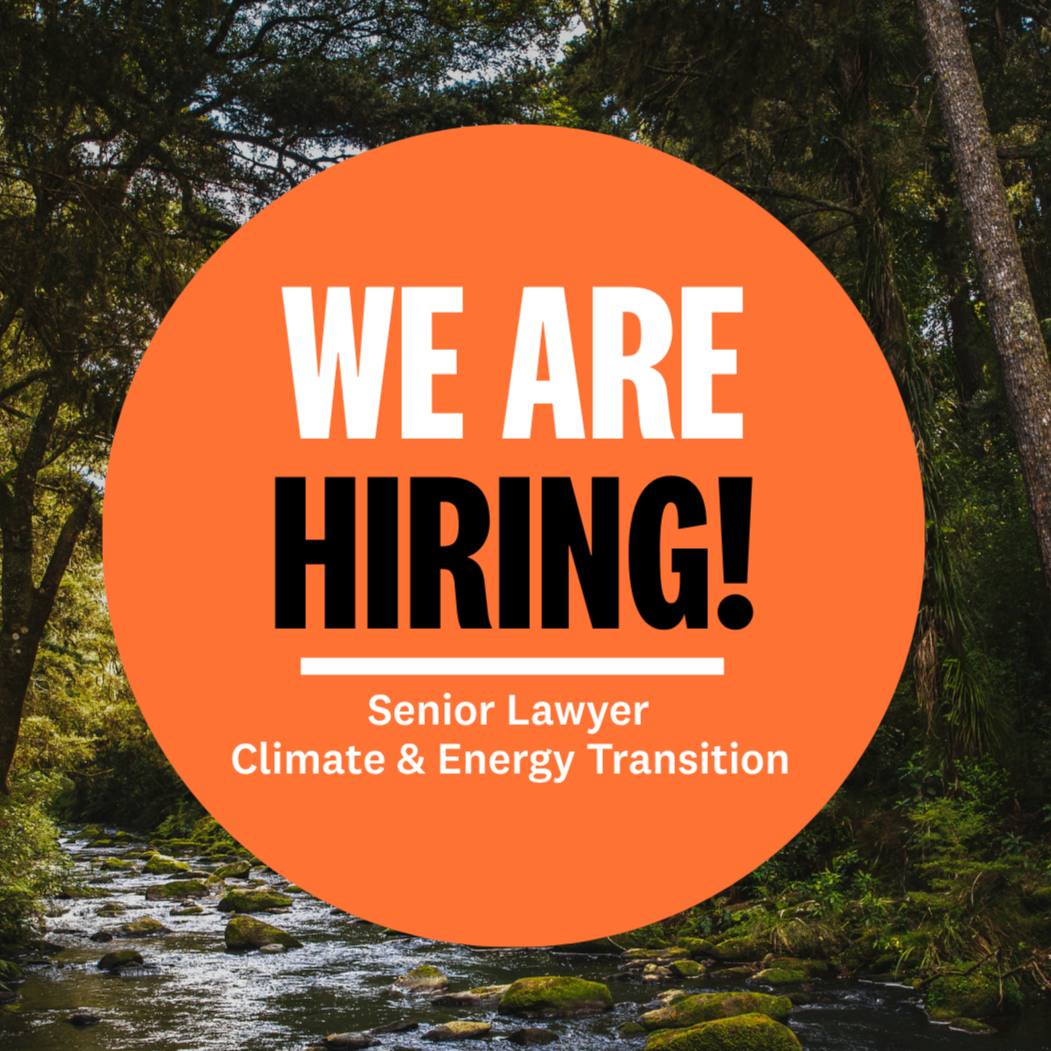 We are hiring! Senior Lawyer - Climate &amp; Energy Transition