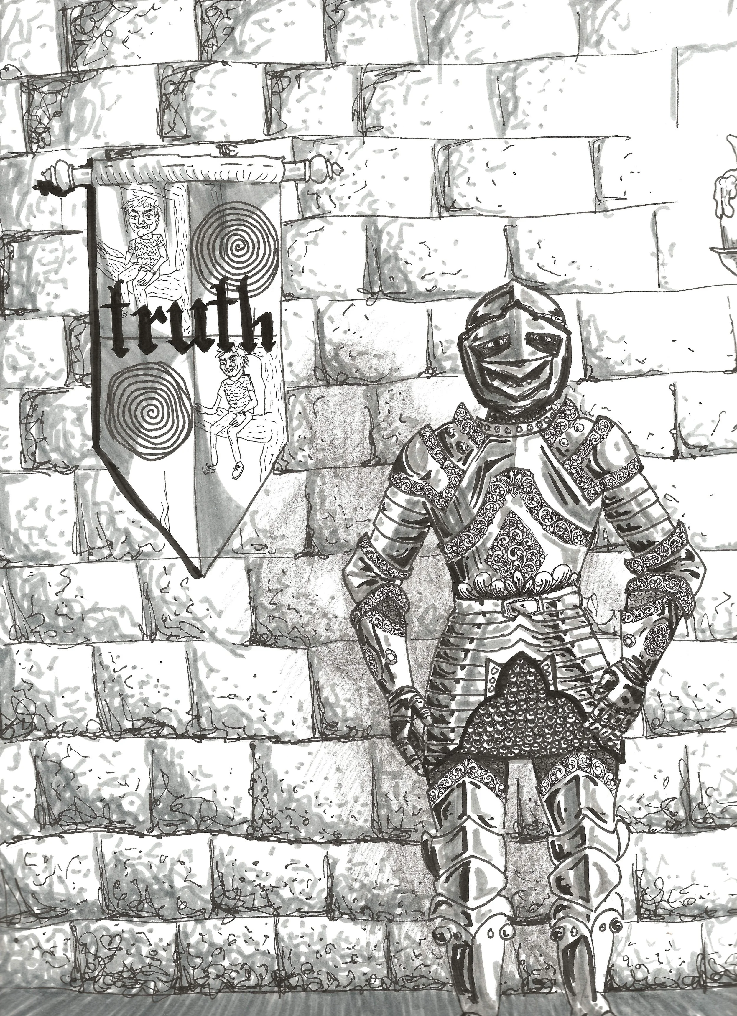 Inktober Prompt : Knight