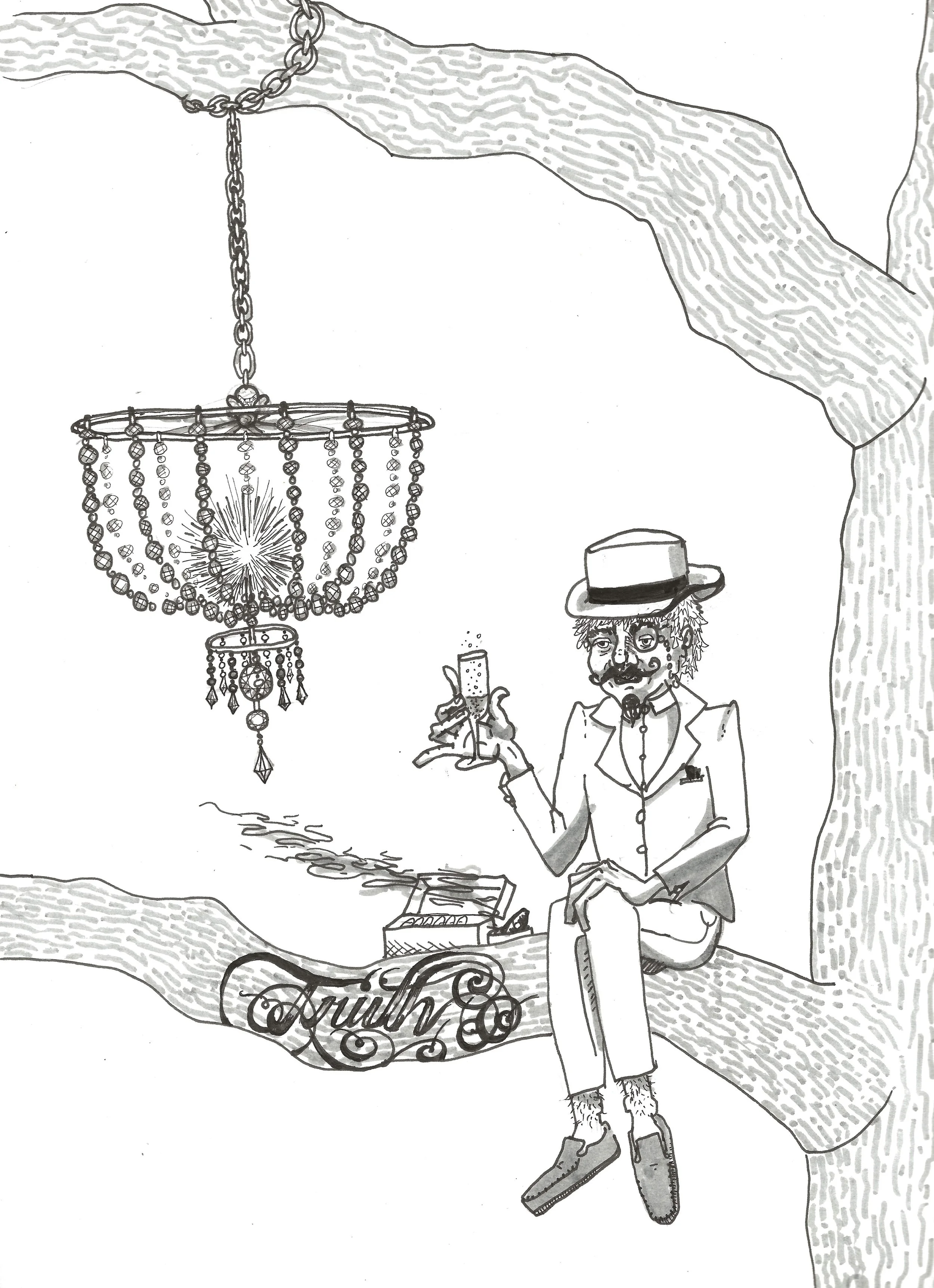 Inktober Prompt : Fancy