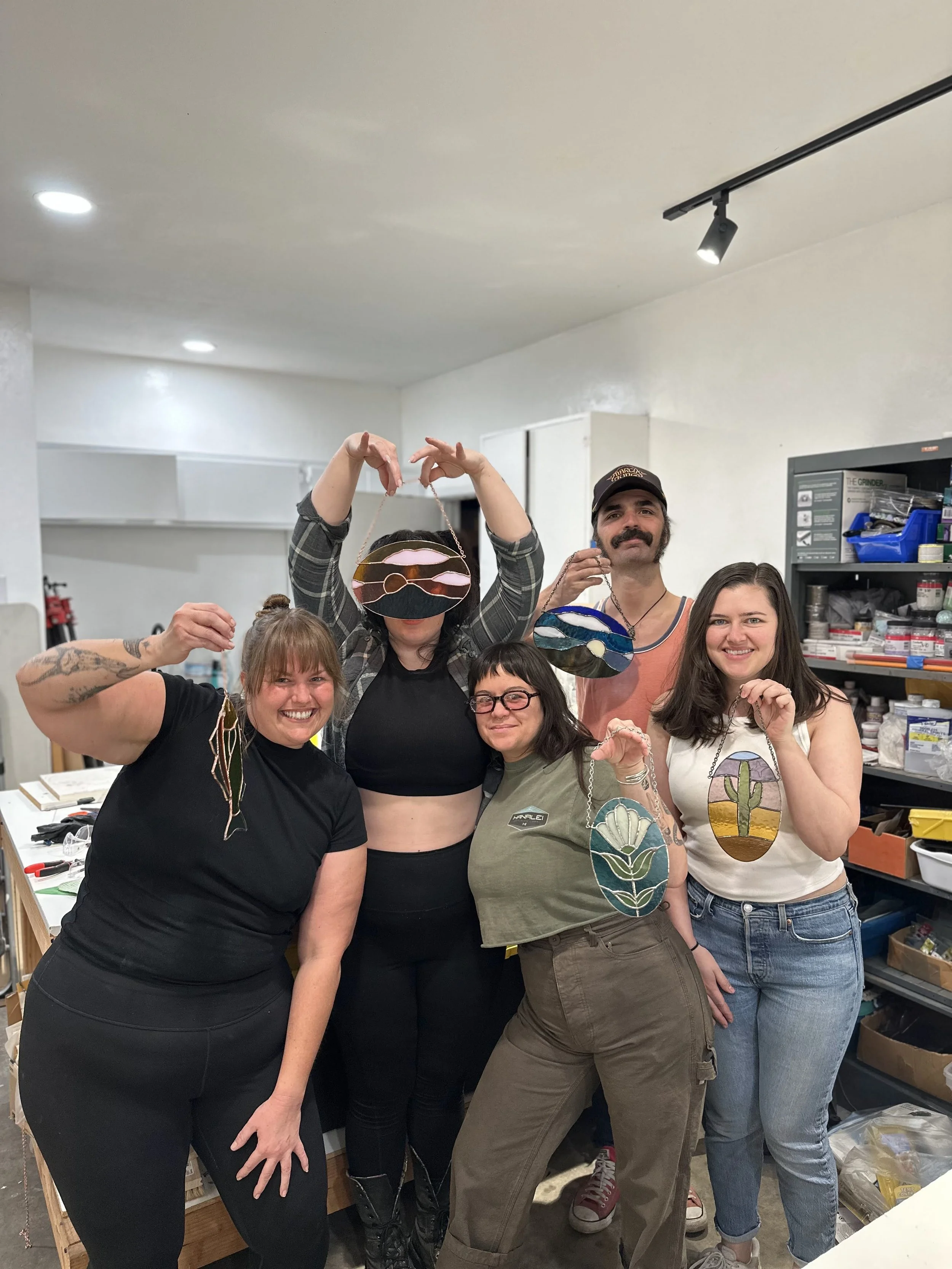 Stained glass workshop in Ventura CA