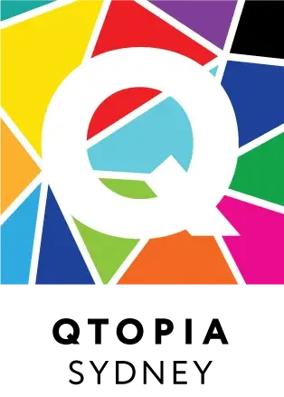 Colorful circular icon with a white magnifying glass symbol in the center, surrounded by multicolored geometric segments.