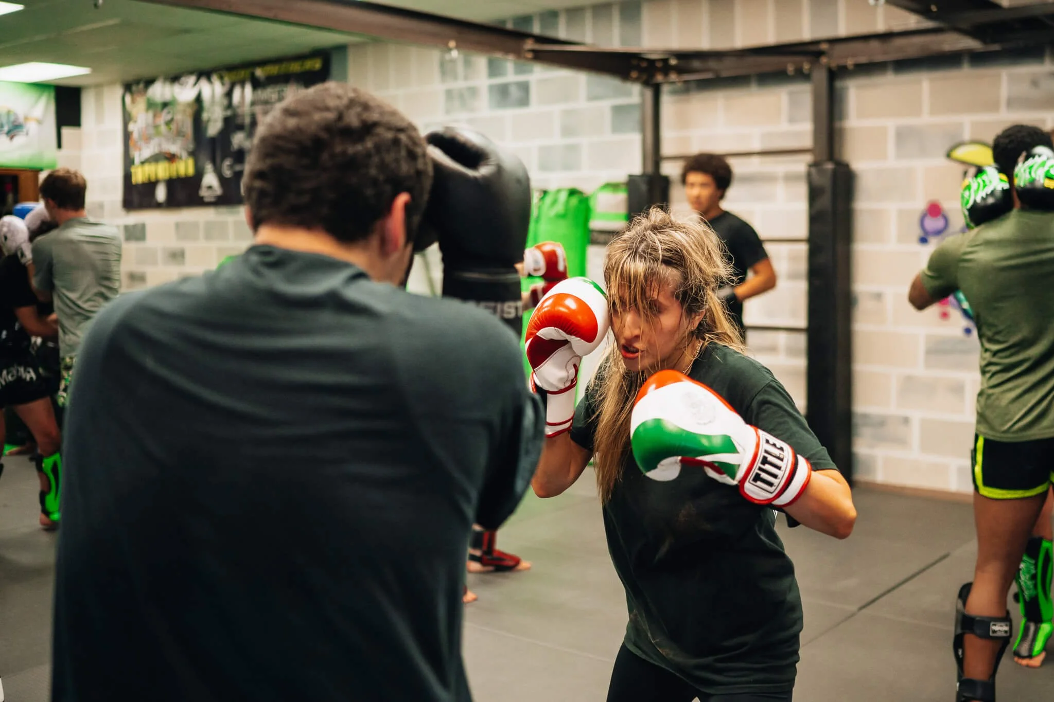 Kickboxing Pad Work Session