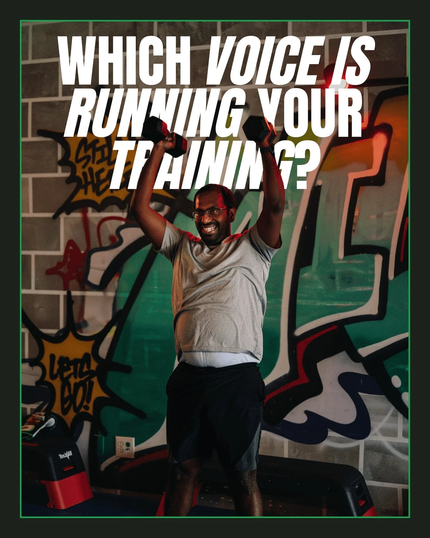 WE'RE ALL WILD HERE 💪

The voice in your head during training? It's either building you up or burning you out.

Same gym. Same workout. Same weights. But two completely different experiences based on how you frame what's happening.

Here's what sepa