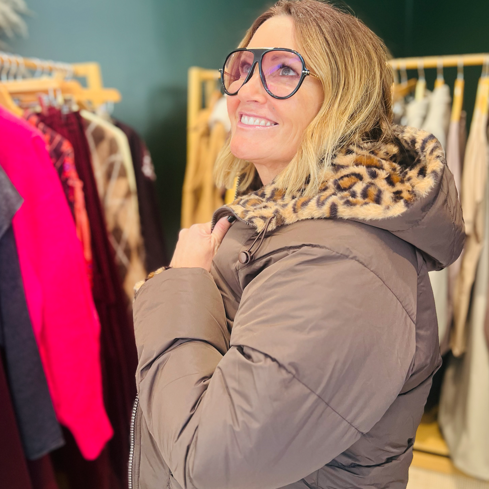 Parka SHANA réversible choco