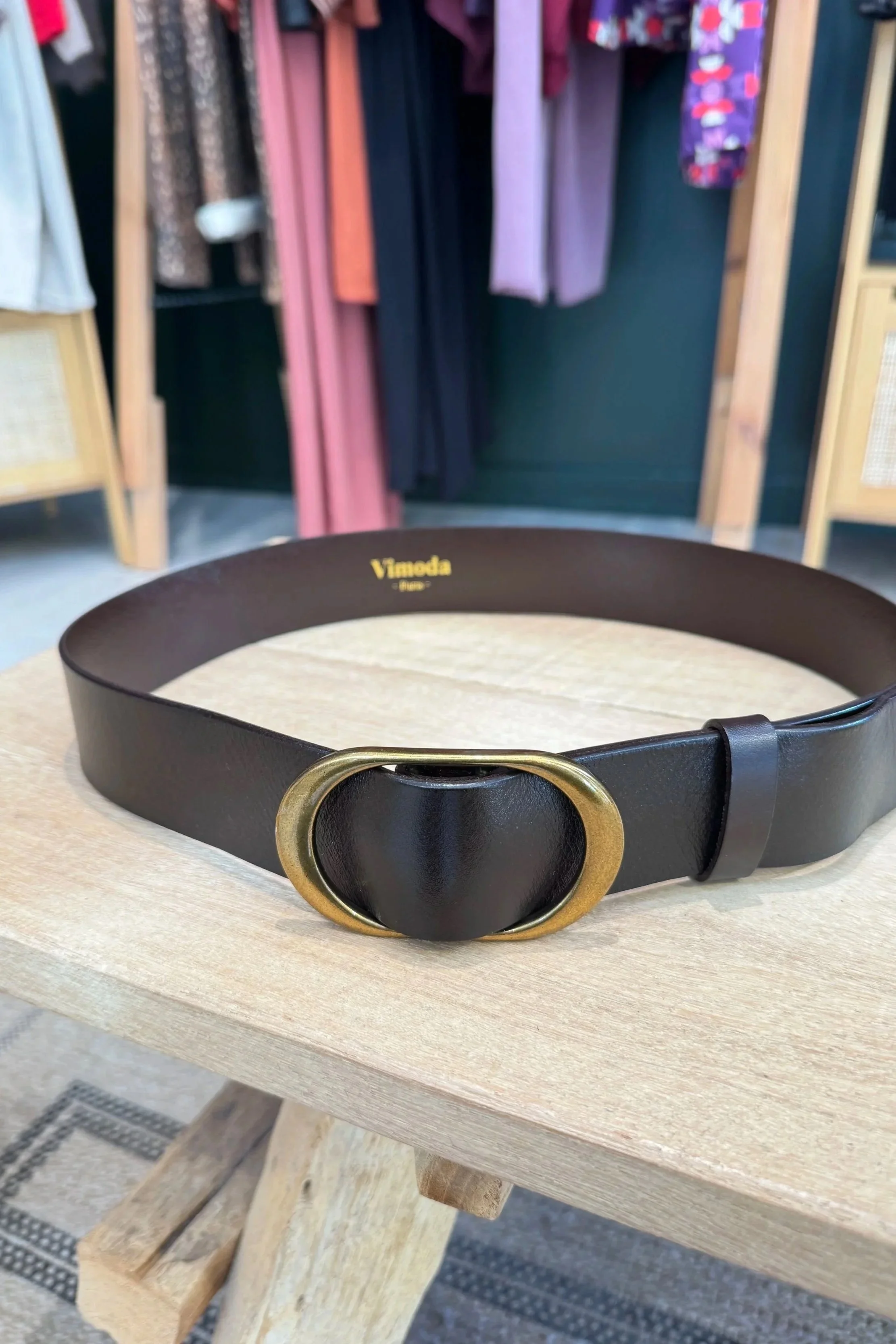 🤎 Ceinture Marius – Chocolat