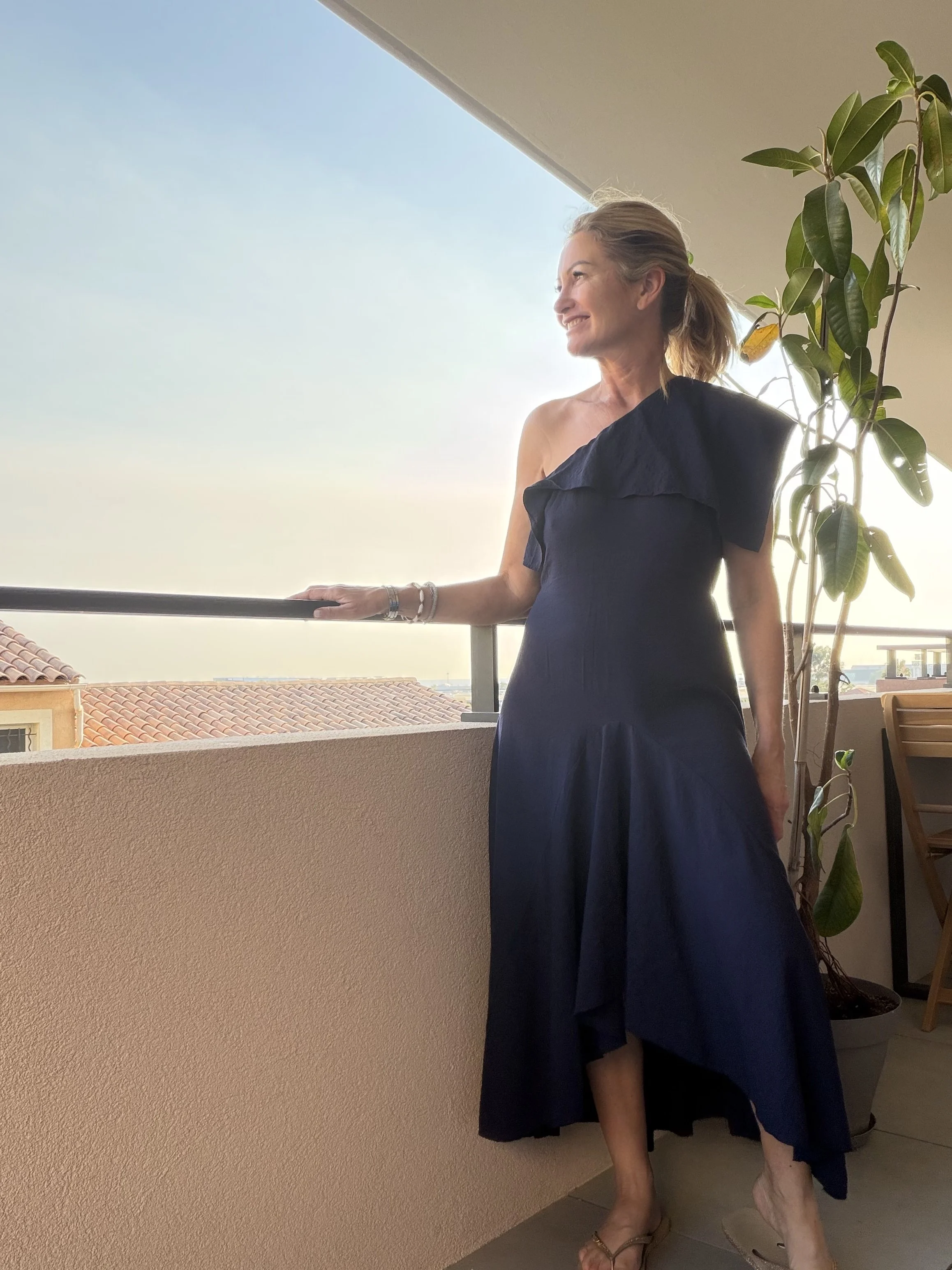 Robe Noah – Bleu marine