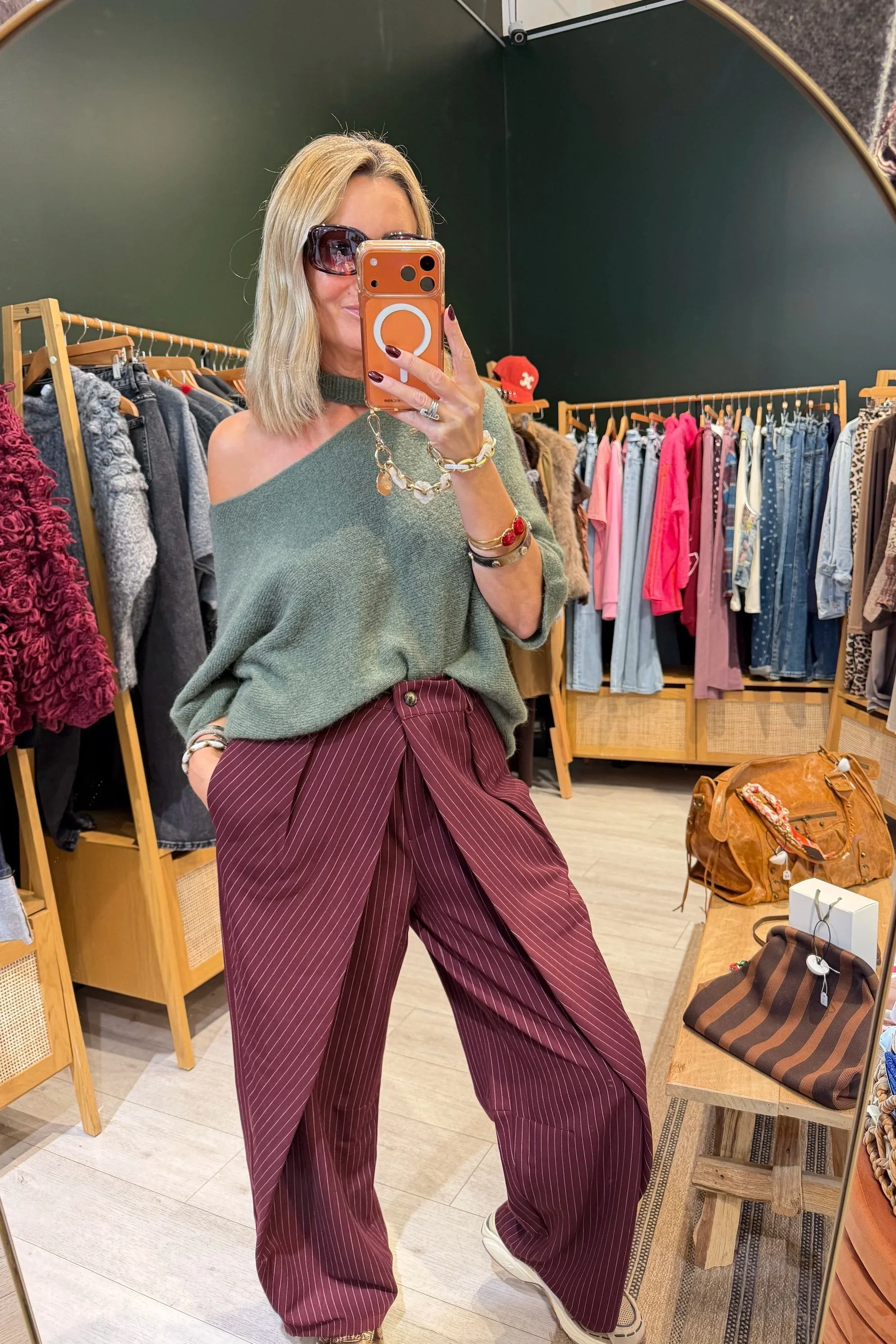 Pull Lena – Vert Sauge