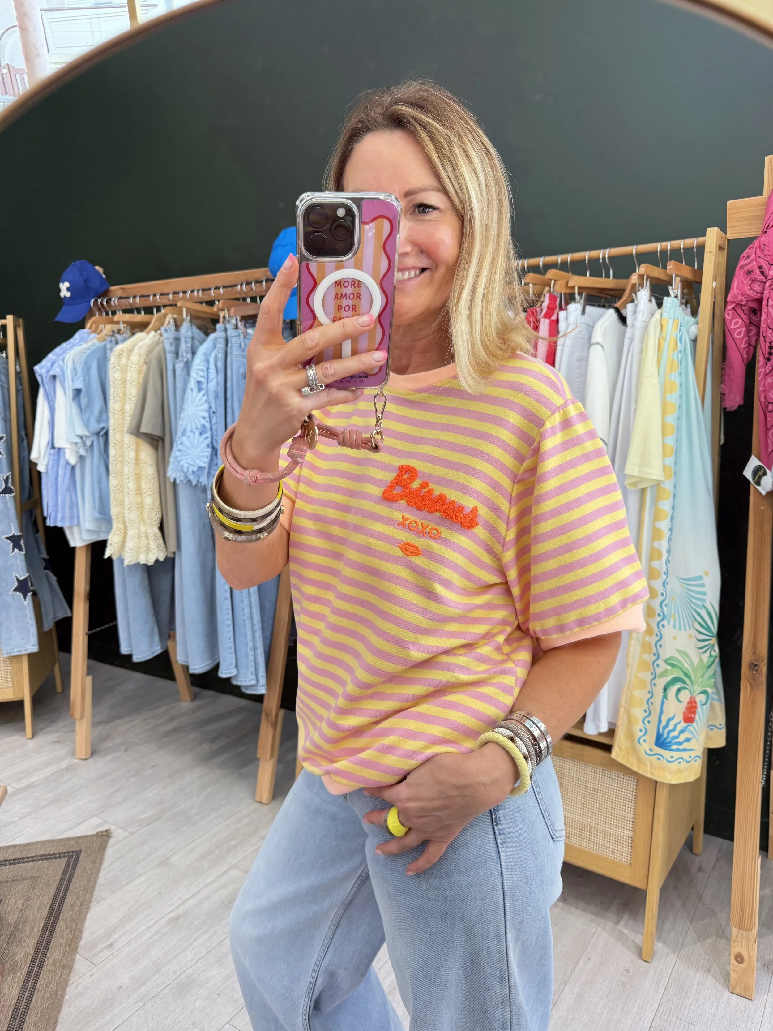 T-shirt Bisou – La marinière revisitée pleine de douceur