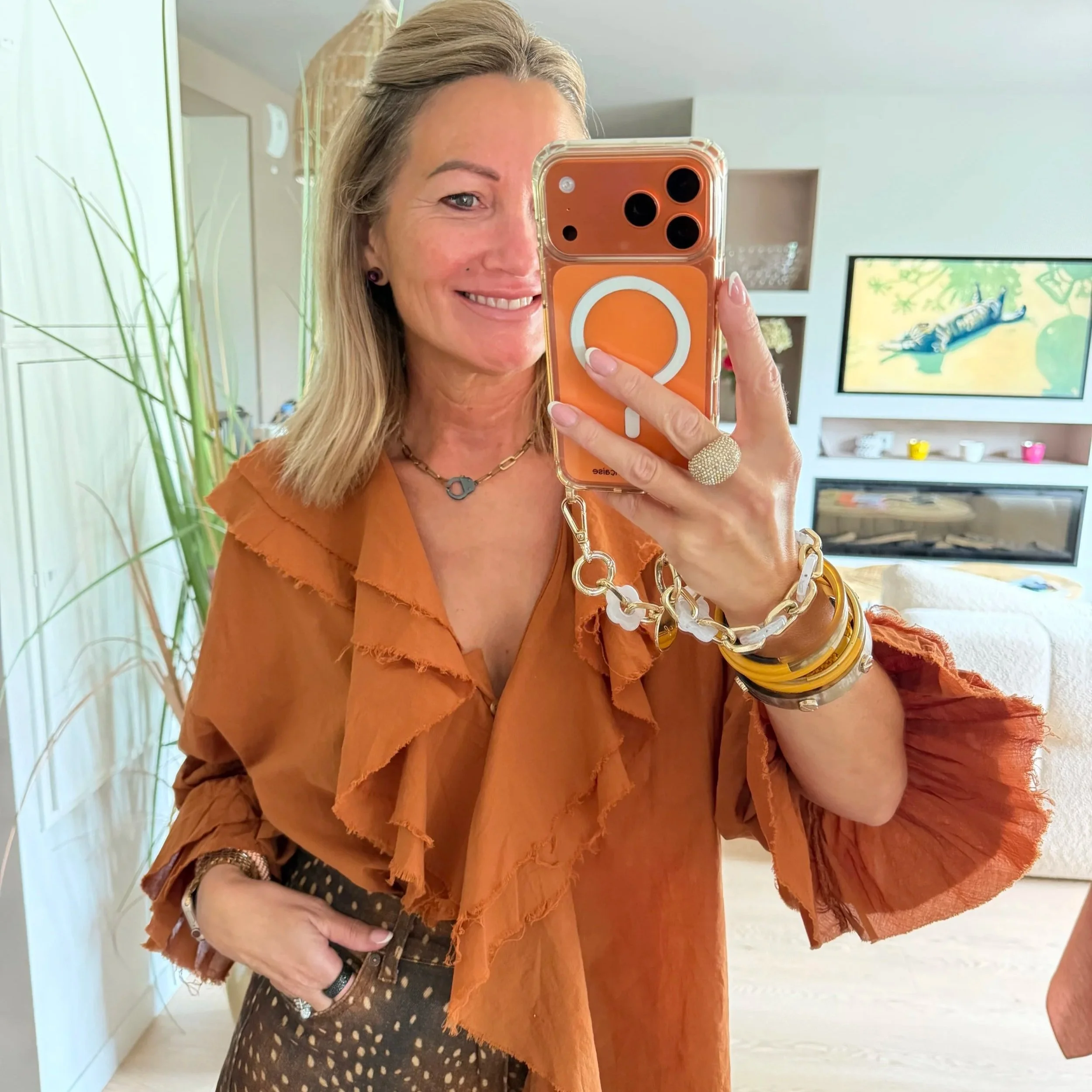 Chemise JADE – Terracotta 🤎