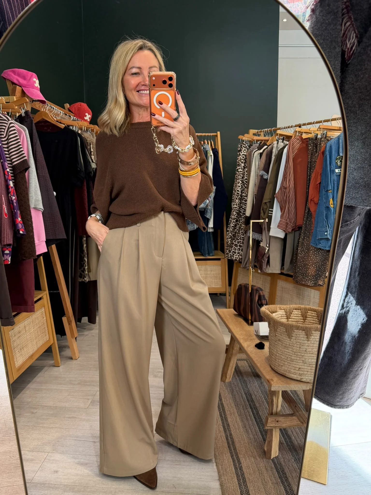 Pull Gaby – Chocolat en maille laine et cachemire
