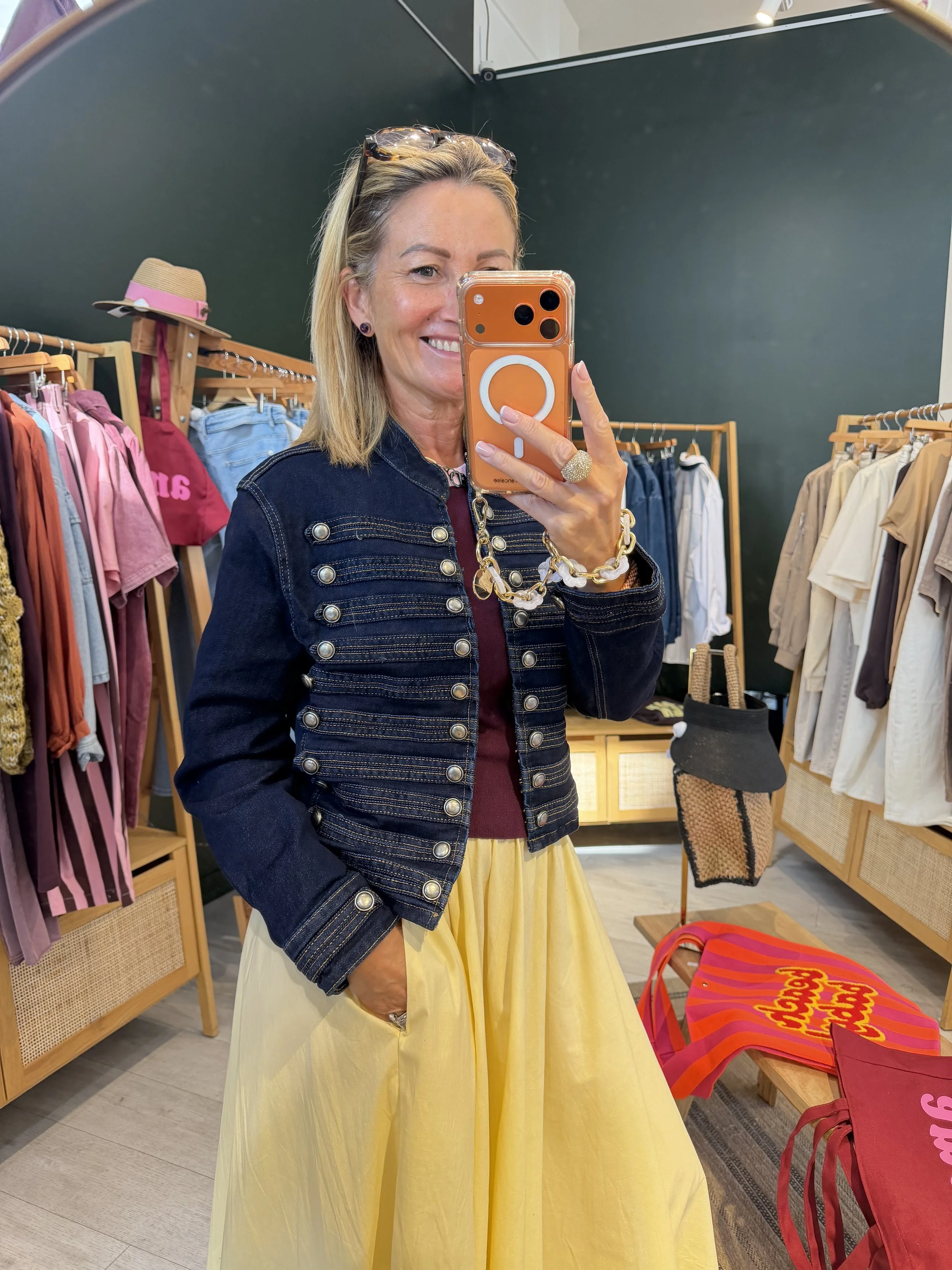 Veste Karl – Denim brut