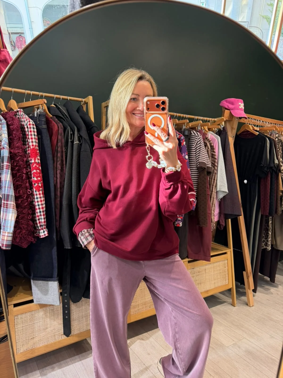 Pantalon Leana – Rose délavé