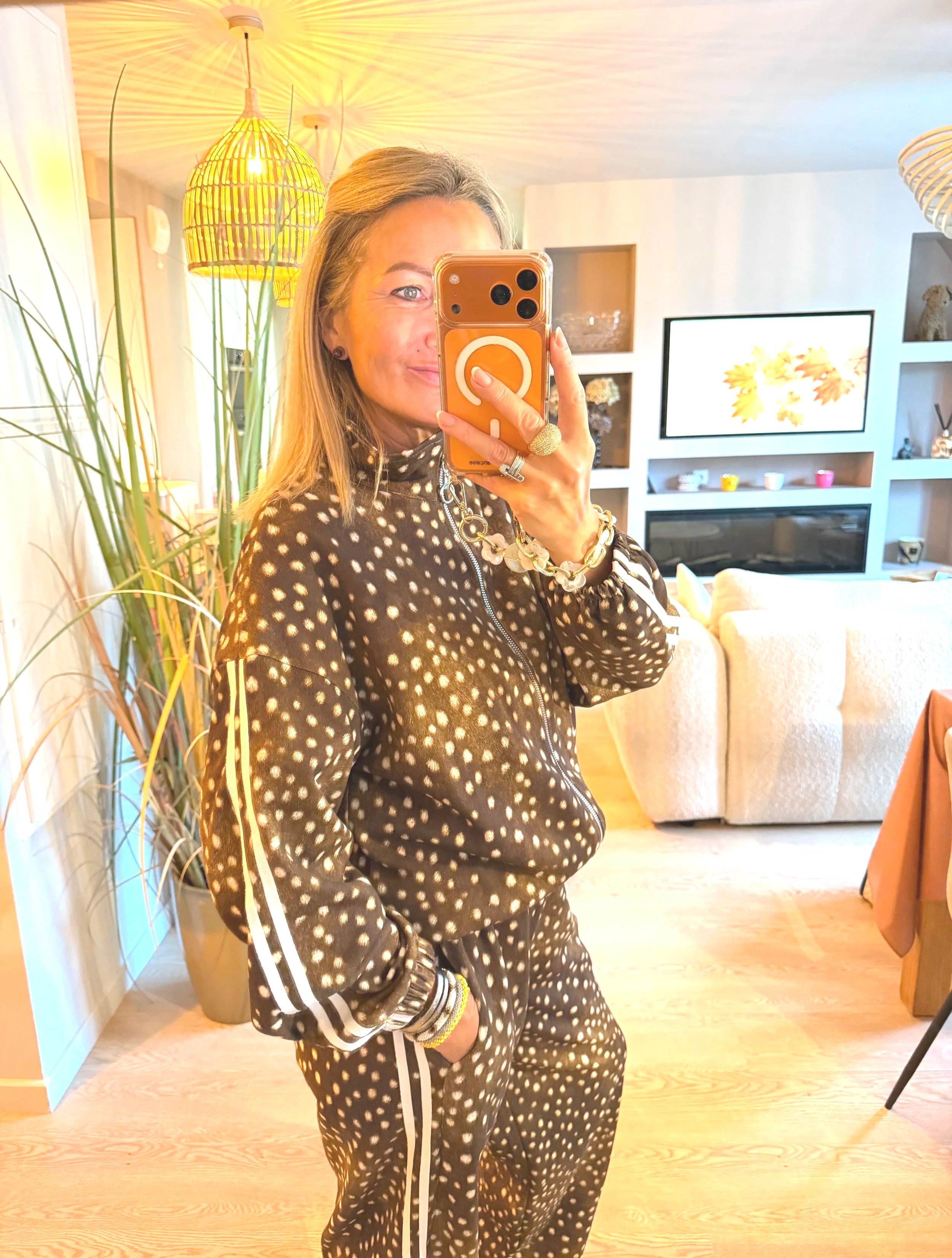 Veste Bambi – imprimé chocolat