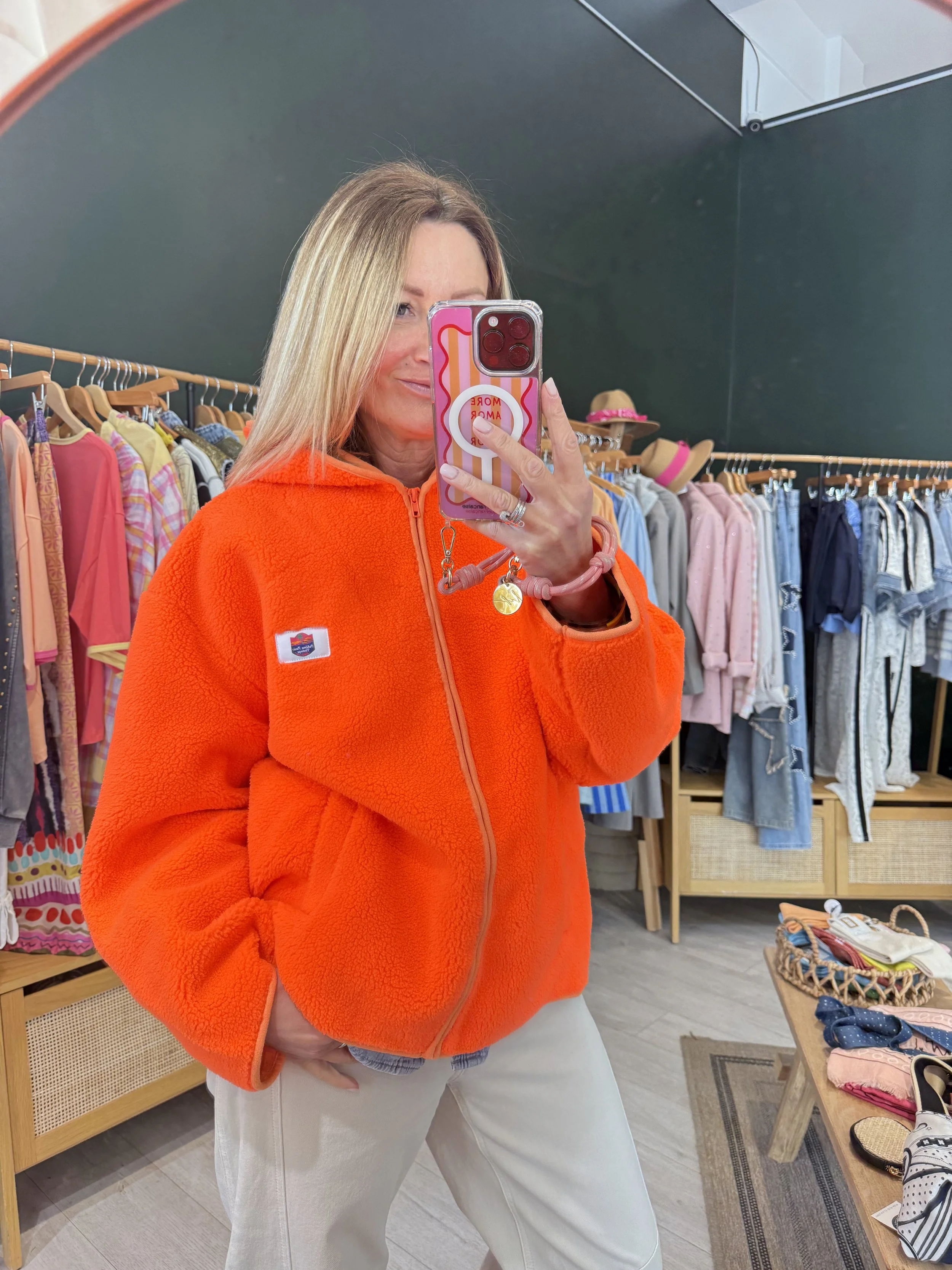 Veste Améri orange