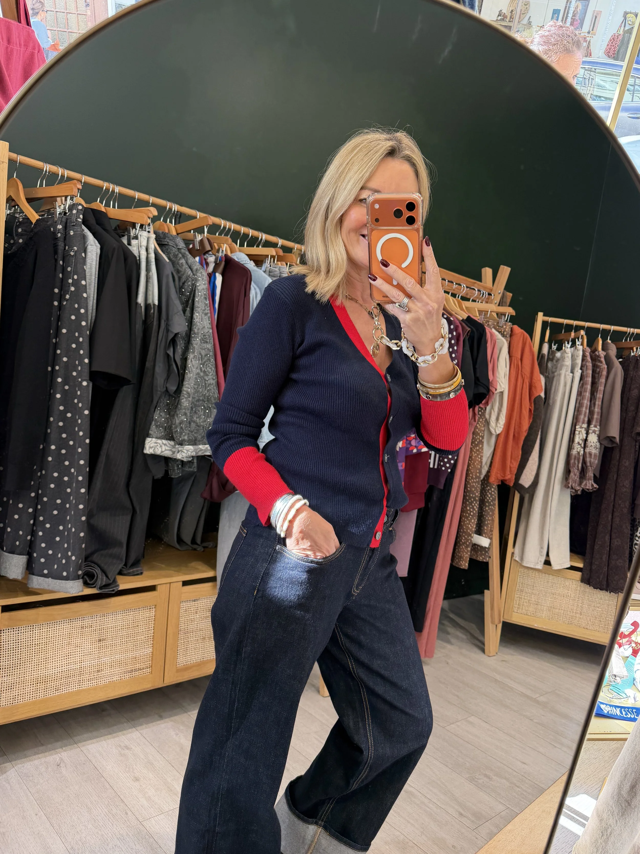 ❤️ Gilet Malone marine