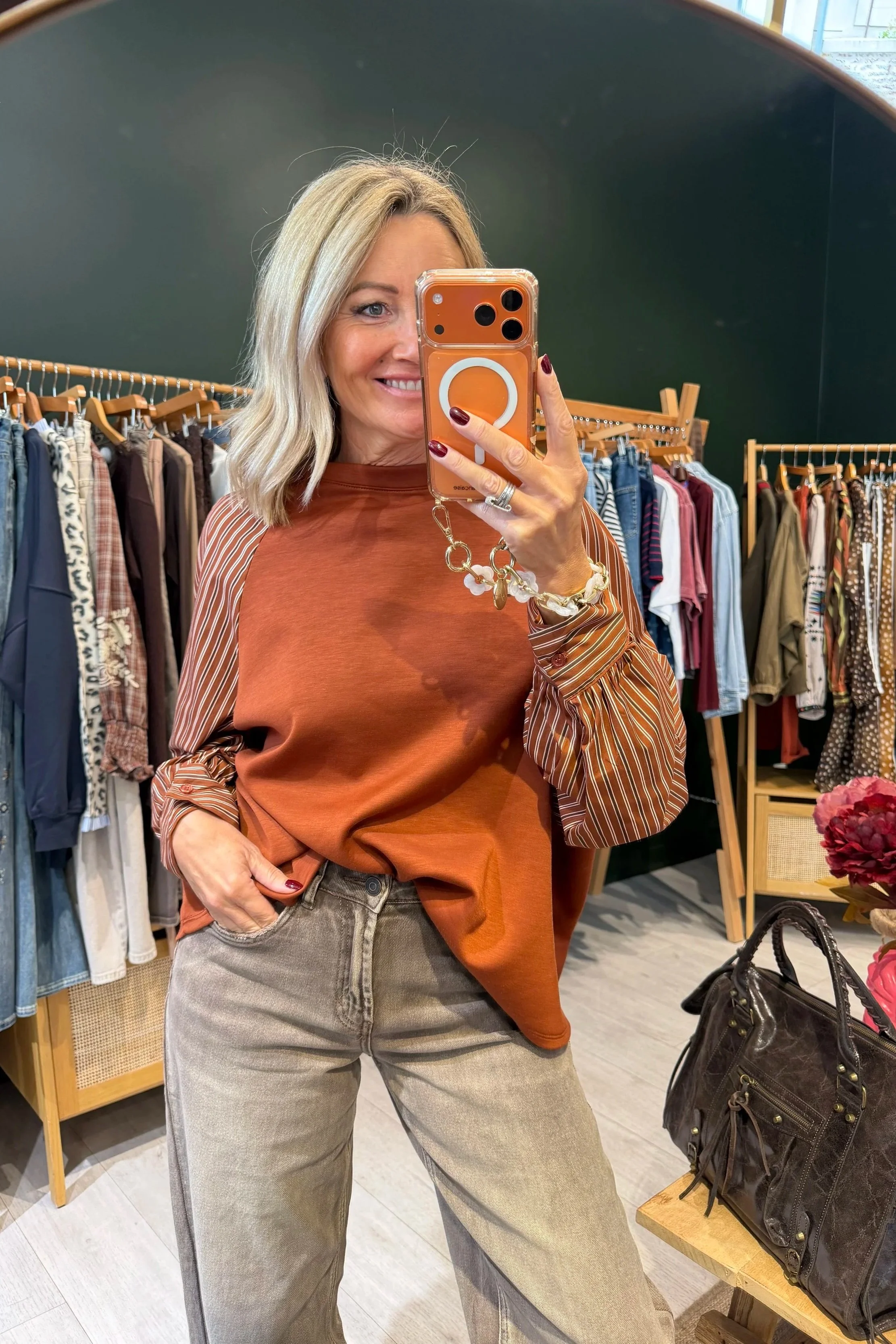 Pull Louisa – Terracotta