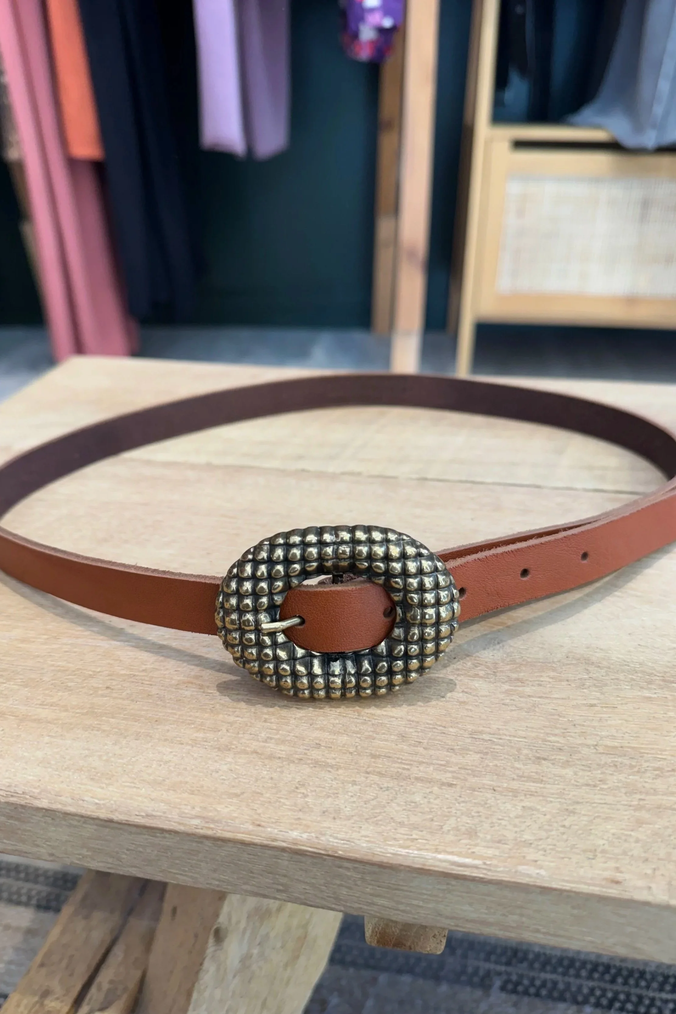 🤎 Ceinture Mia – Camel