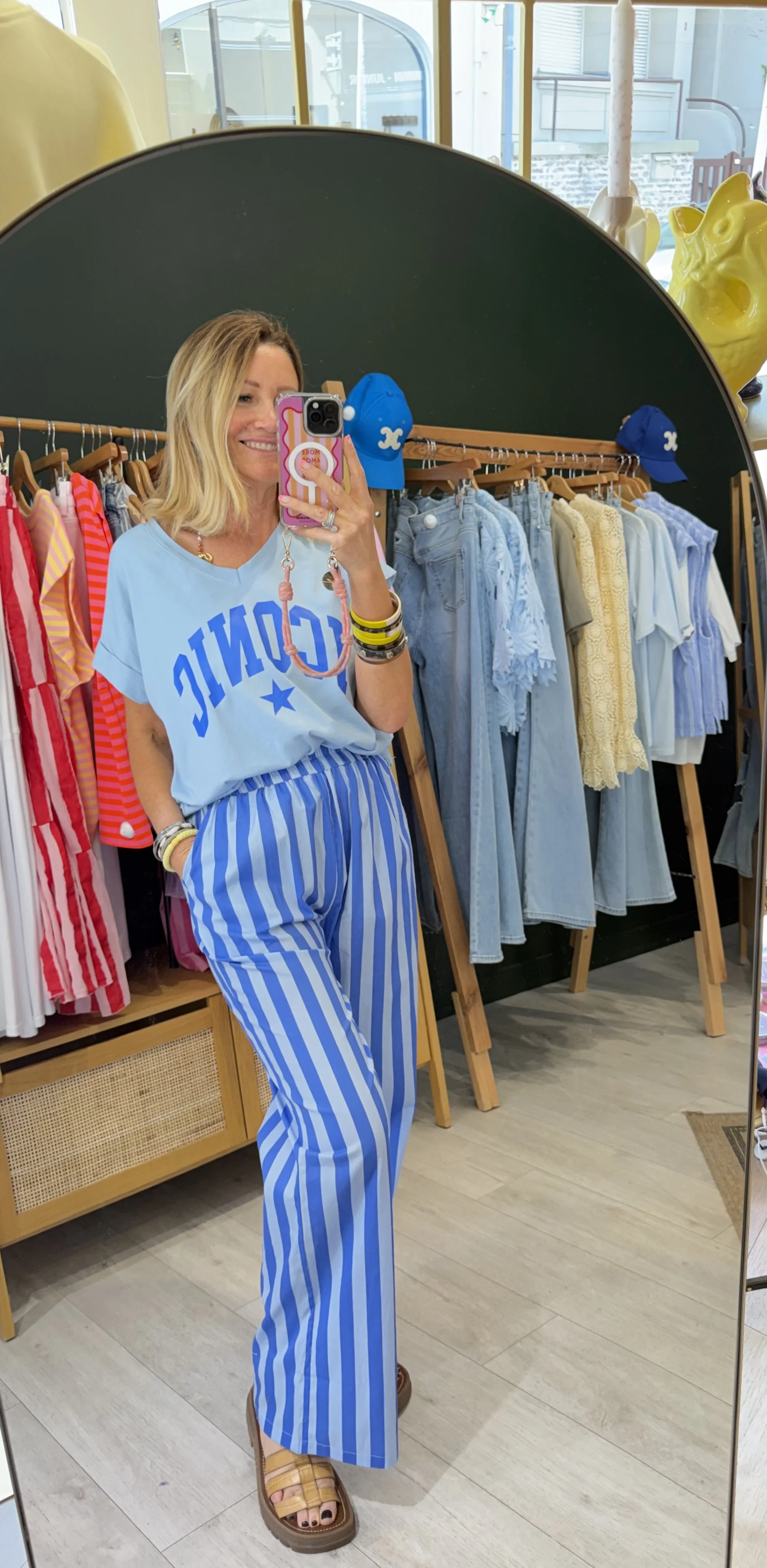 Pantalon Gabin bleu Capri