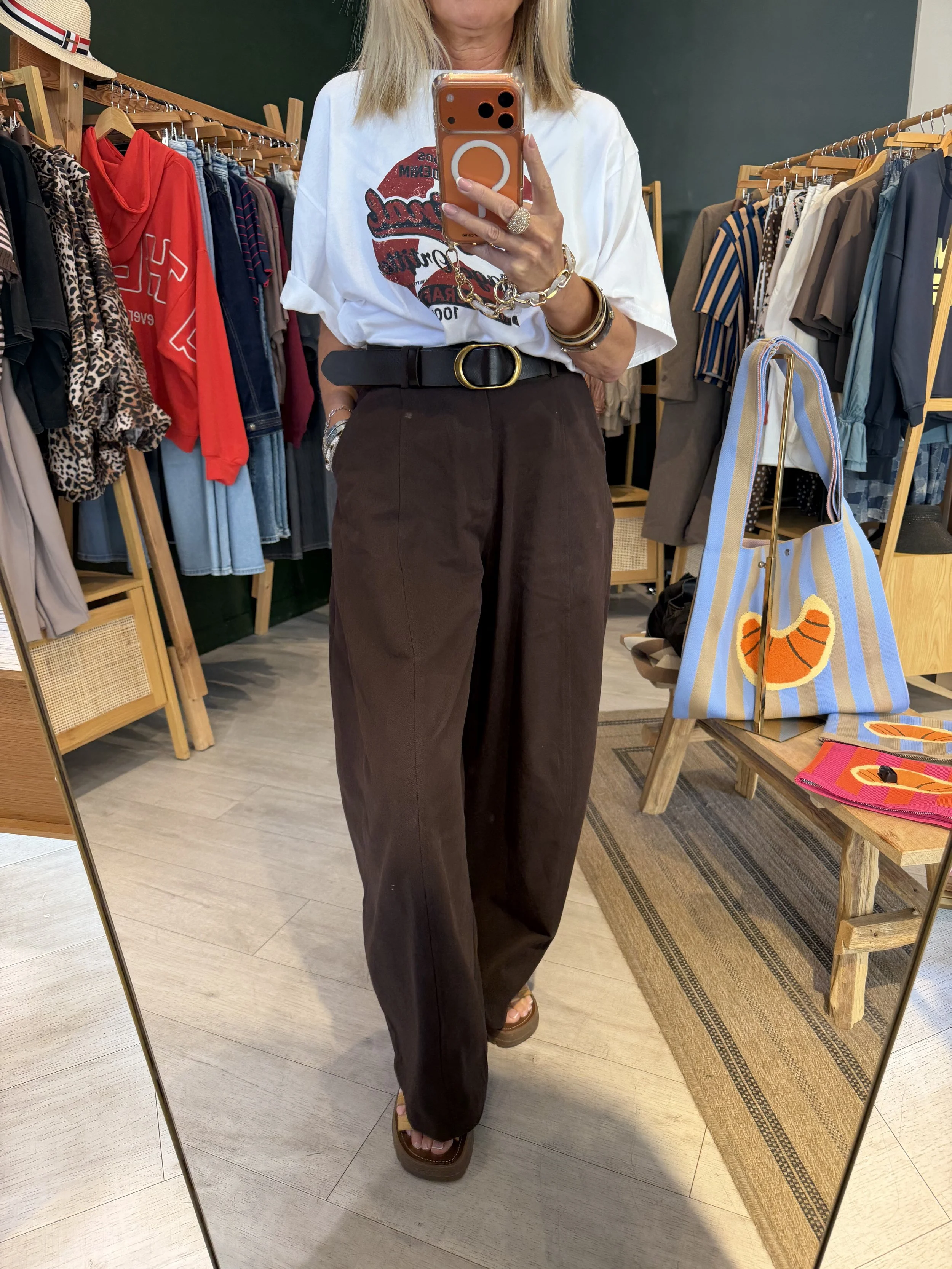 🤎 Pantalon SANNA – Chocolat