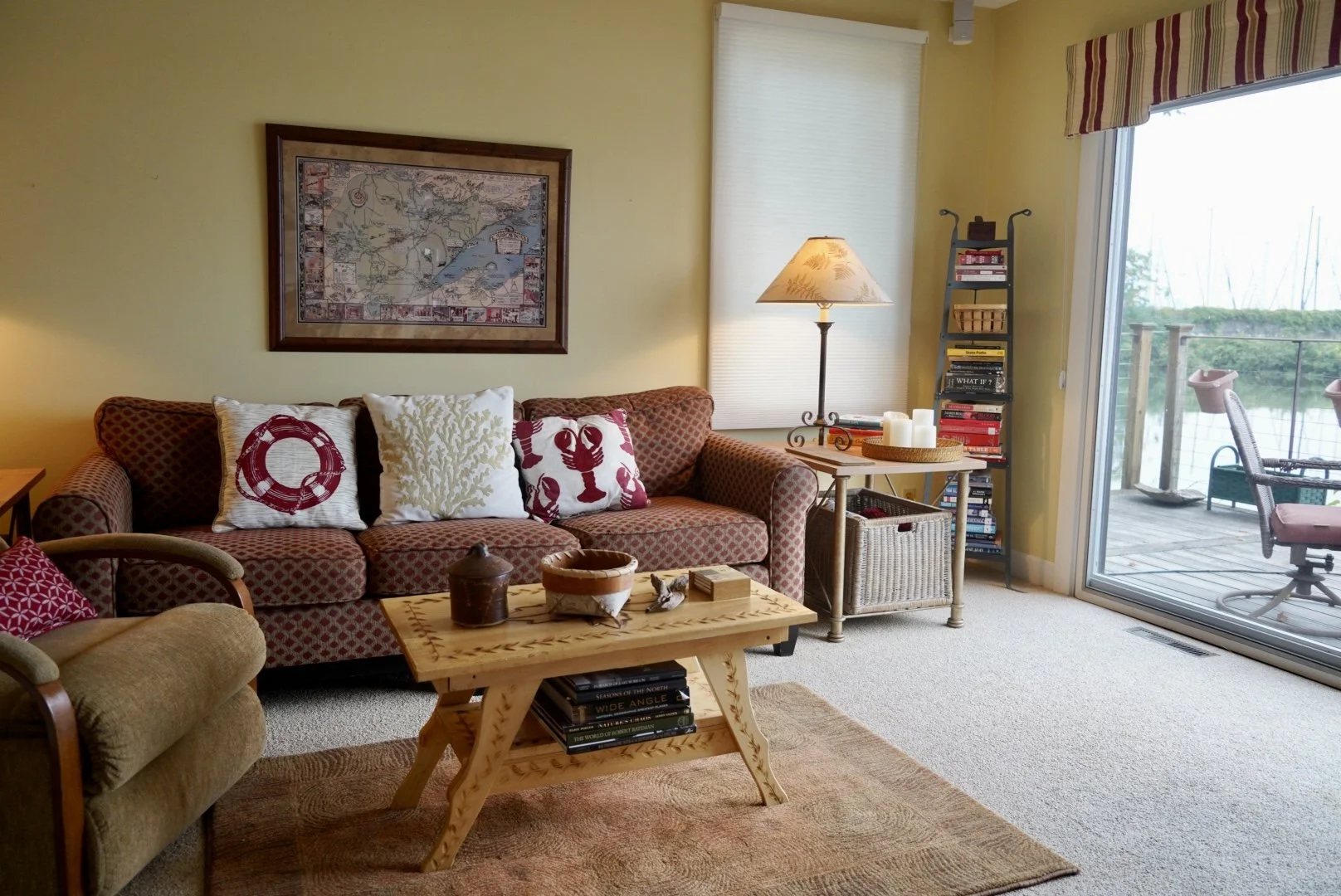 Living Room with view of the Bay