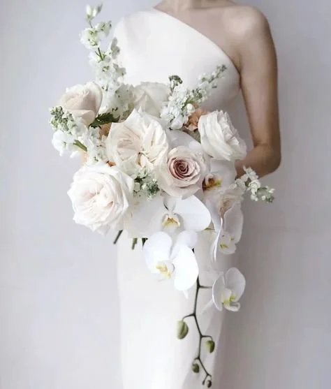 Luxury Cascading Orchid Bridal Bouquet