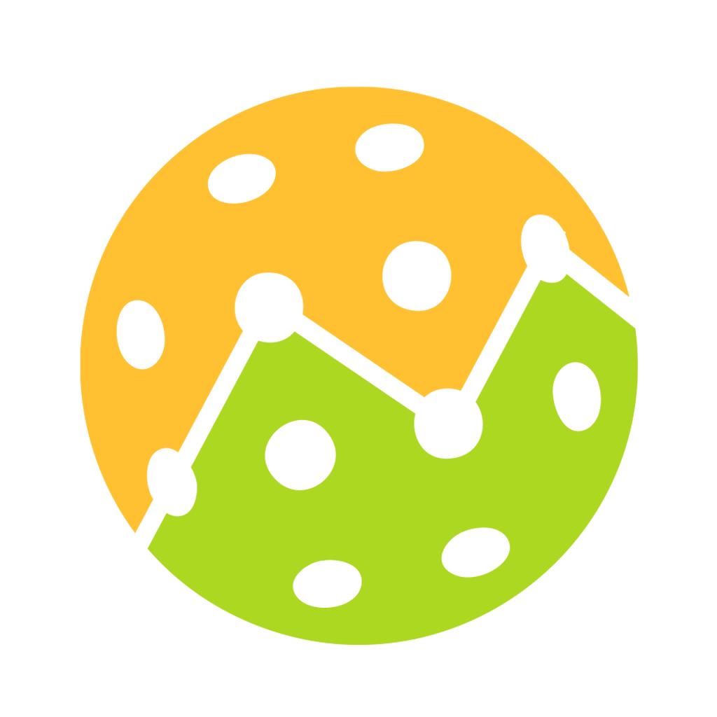 A stylized icon of a globe with a mountain landscape and a sun or moon in the background.