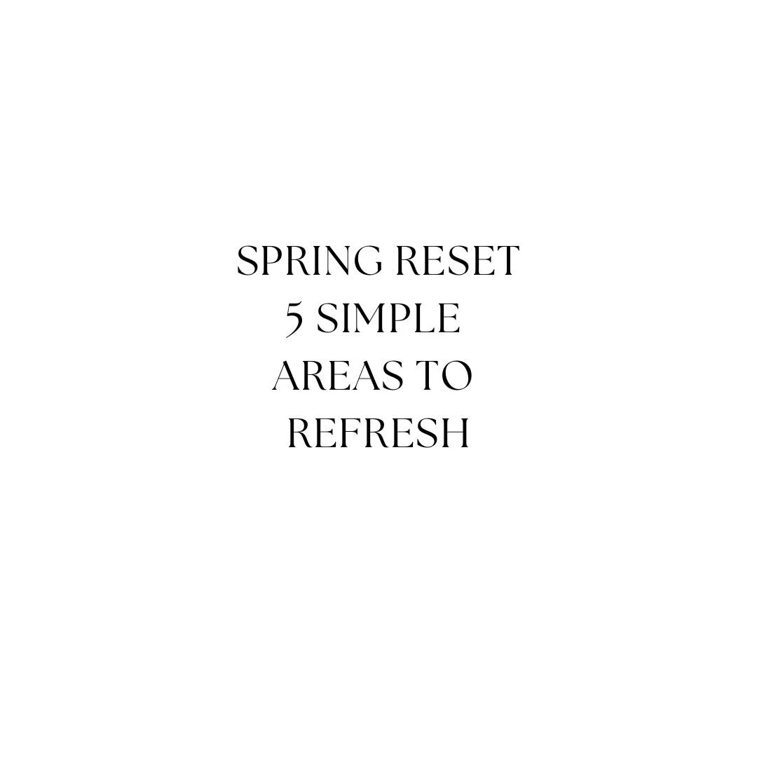 Spring reset starts here 🌿✨

Feeling overwhelmed by clutter? Start with these 5 simple areas to refresh your home and your routine:

&bull; Entryway reset (out with winter gear)
&bull; Closet swap (winter &rarr; spring edit)
&bull; Pantry + fridge r