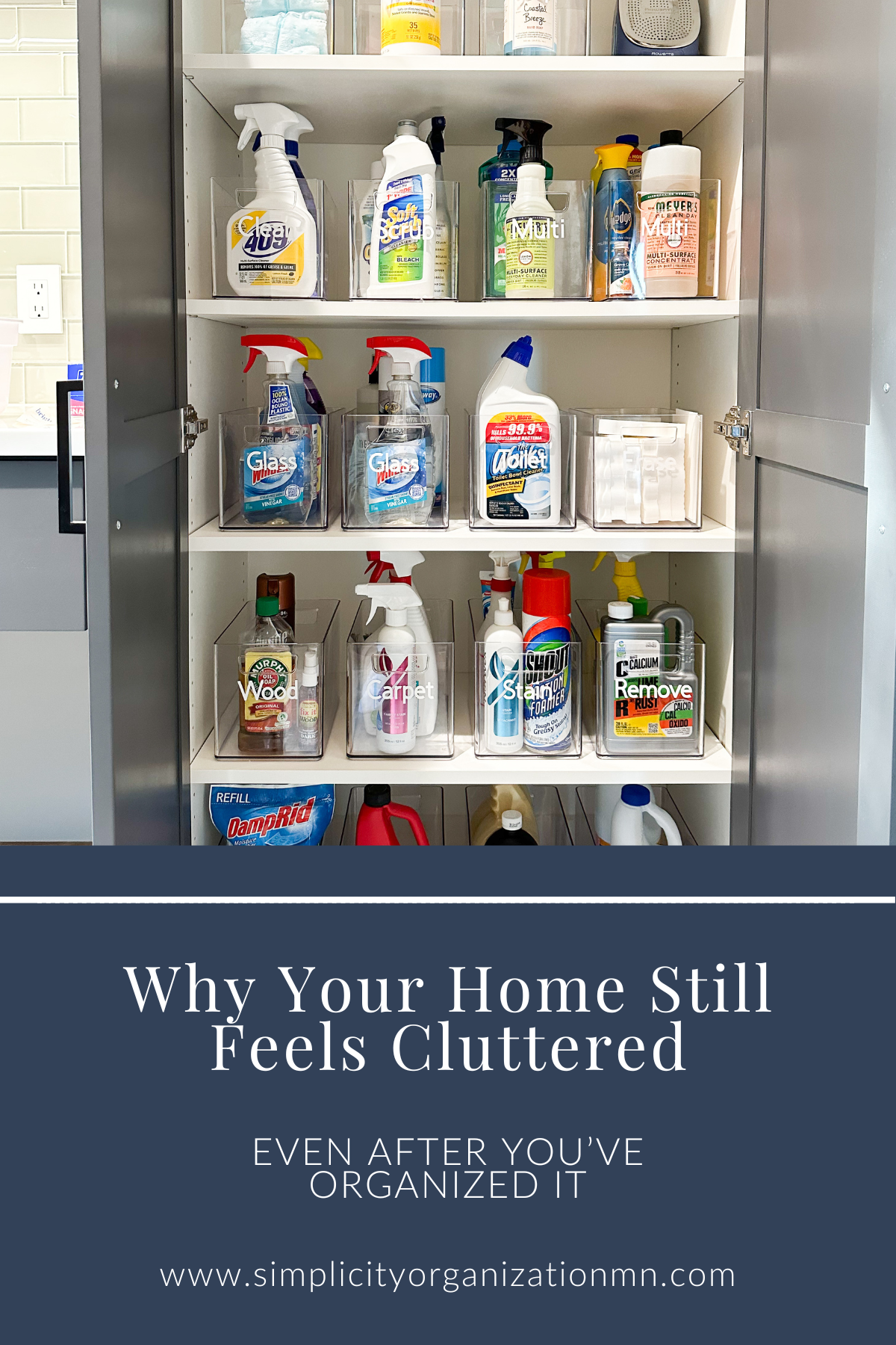 Why Your Home Still Feels Cluttered (Even After You’ve Organized It)