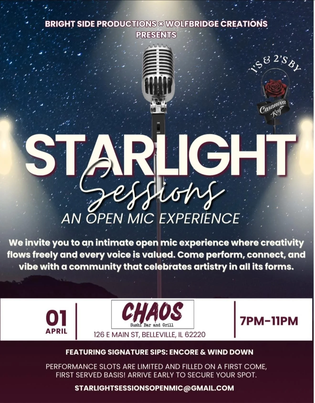 Starlight Sessions: An Open Mic Experience 