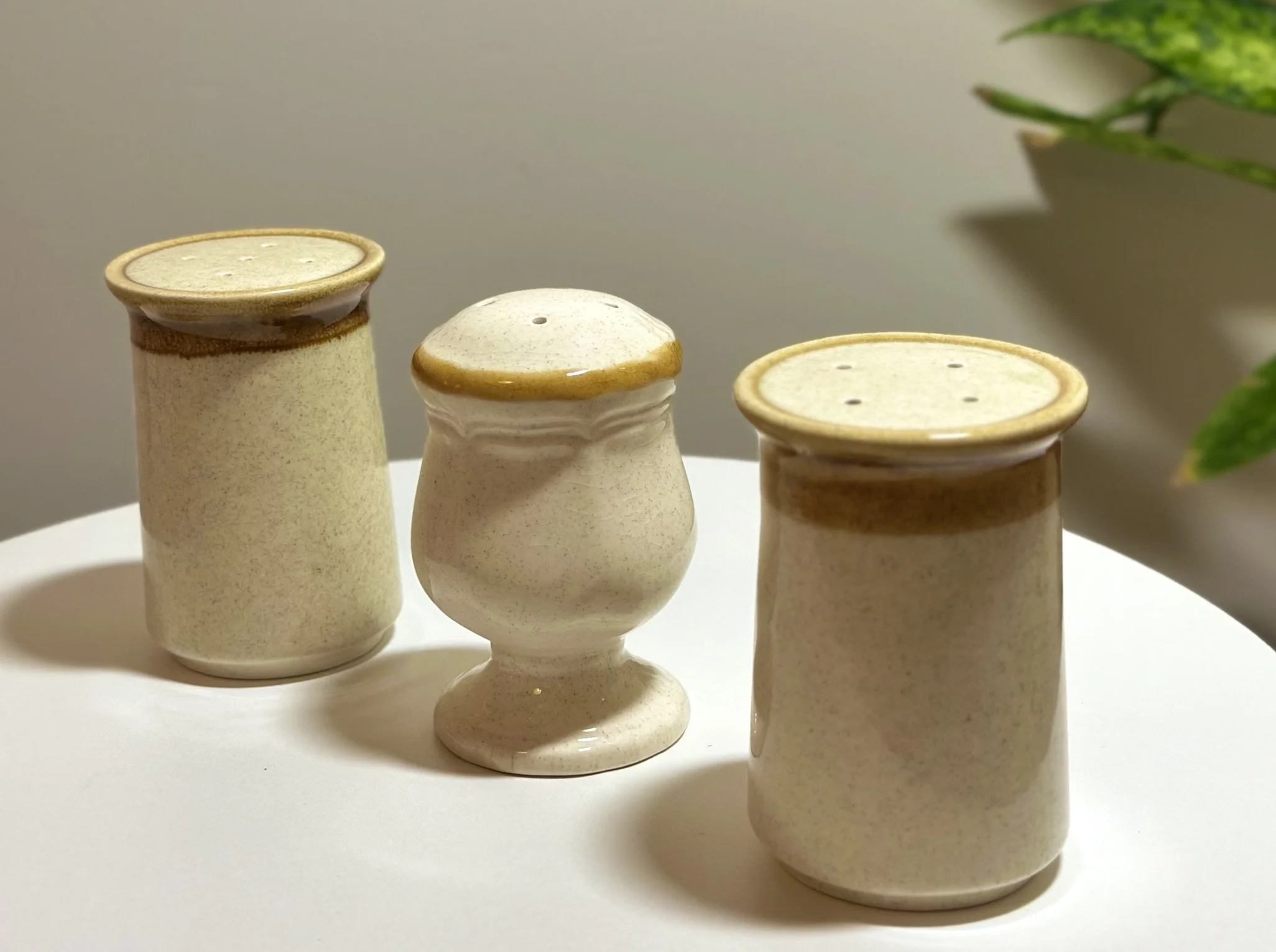 Vintage Mikasa Japan 70s 3 pc Shaker Set