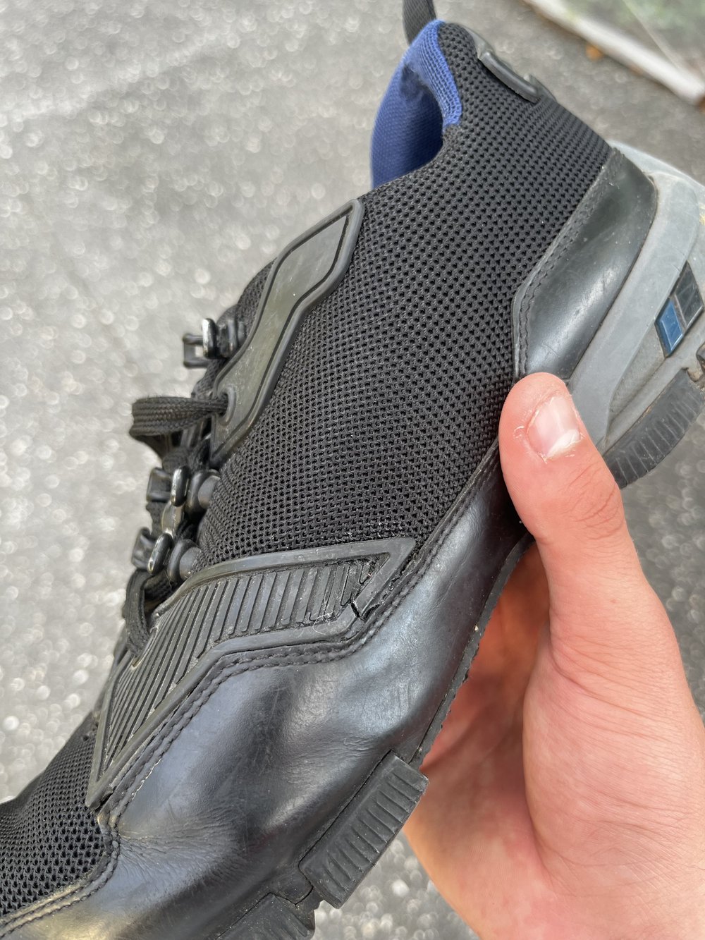 Prada Shoes - Black and Blue — Cowarchive
