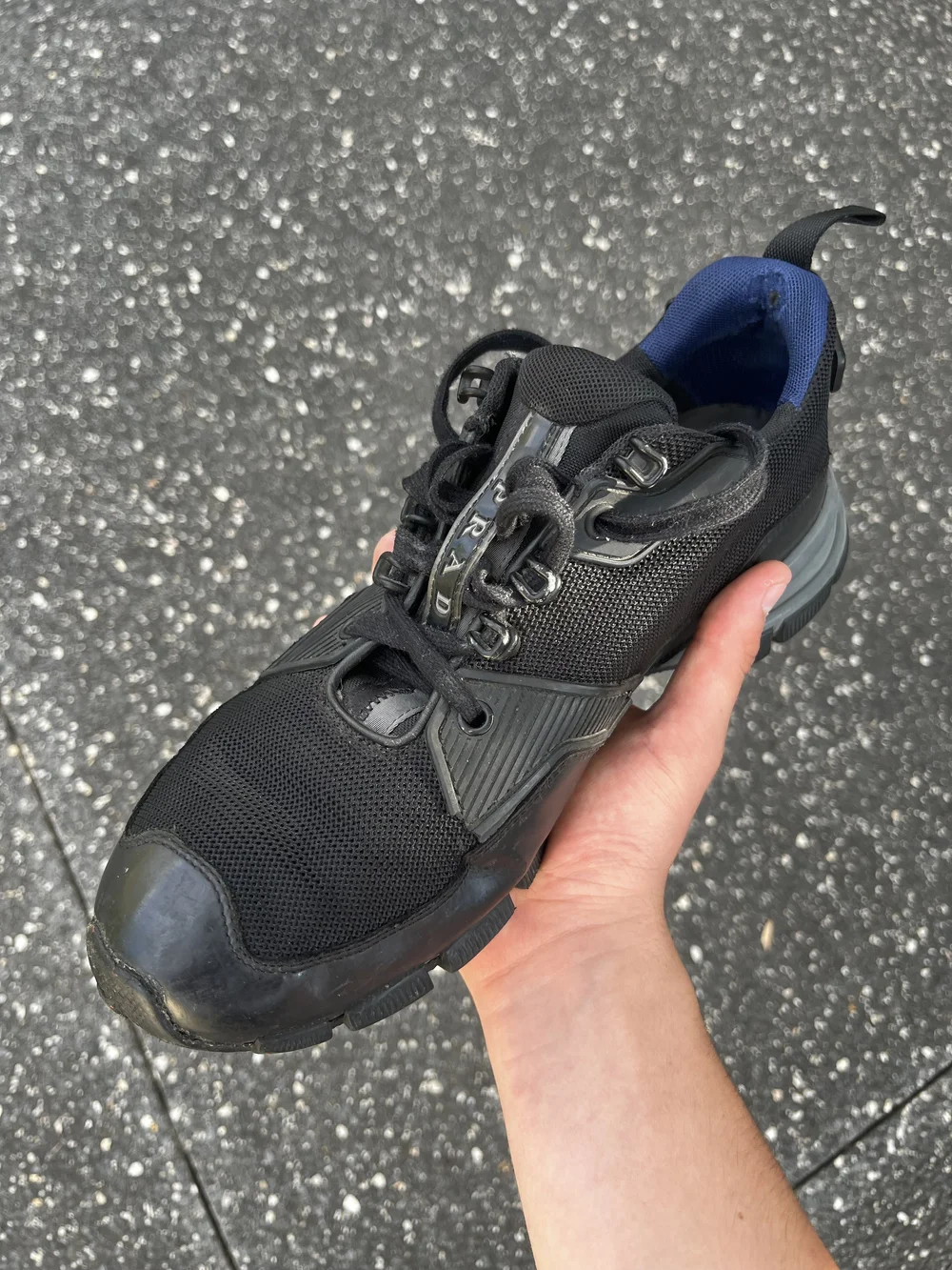 Prada Shoes - Black and Blue — Cowarchive