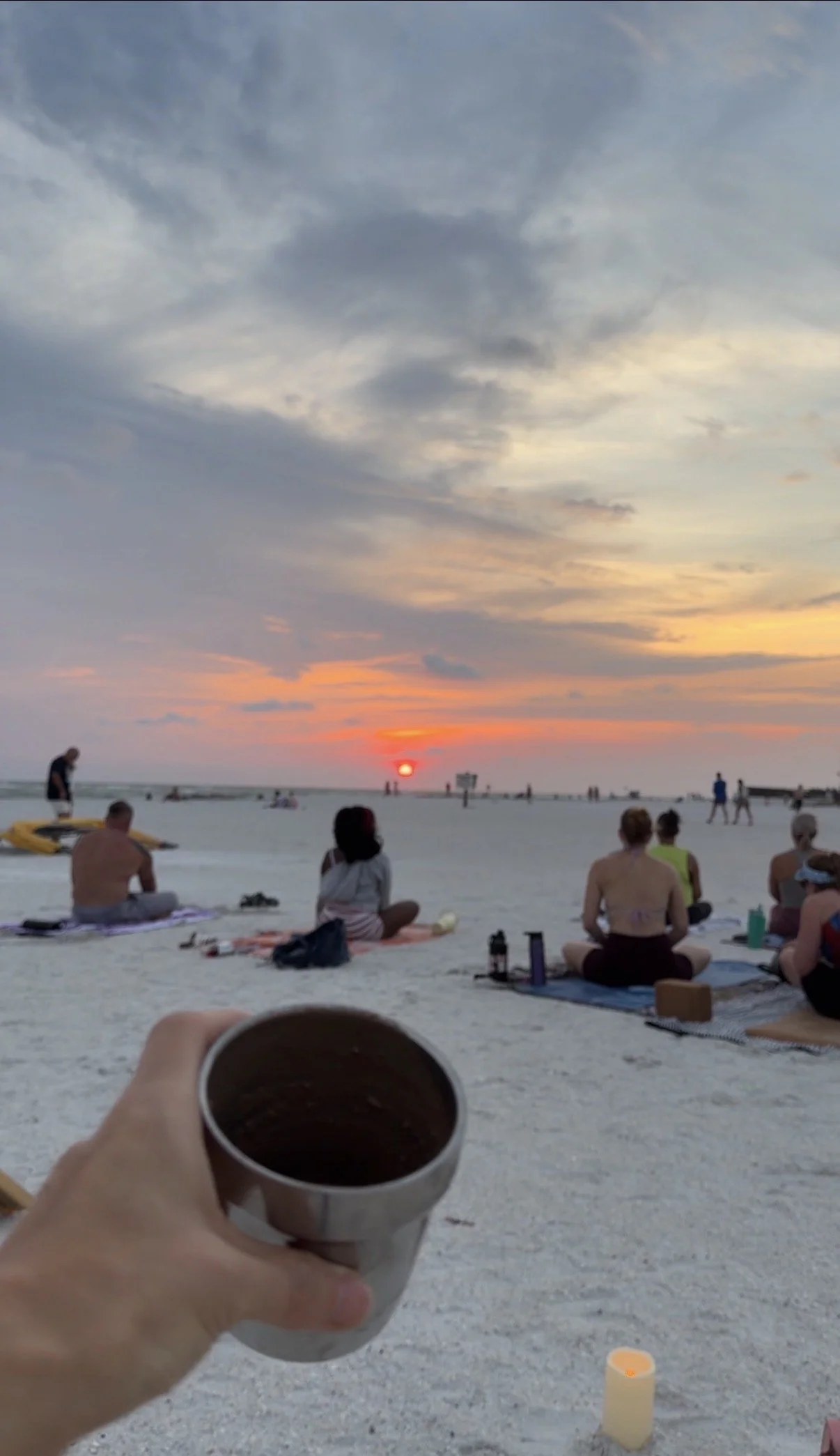 Full Moon Beach Yoga ~ Candlelit Flow ~ Harvest Moon