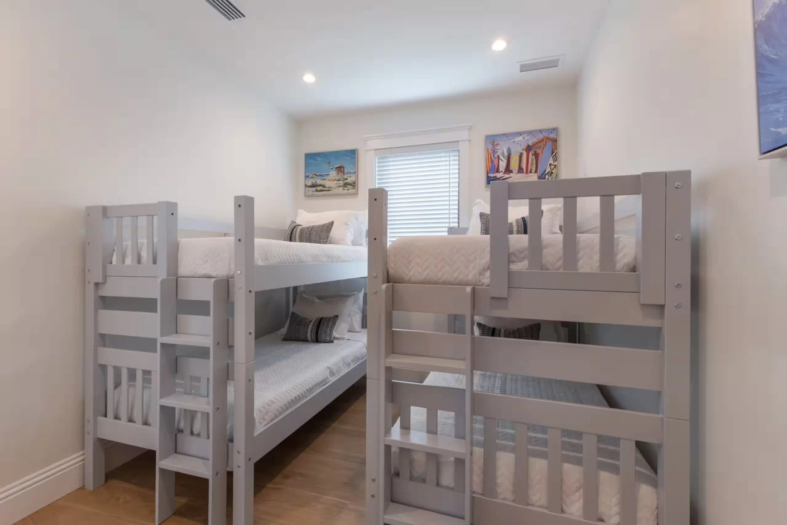 Bottom Twin Bunk Bed in Mermaid Room