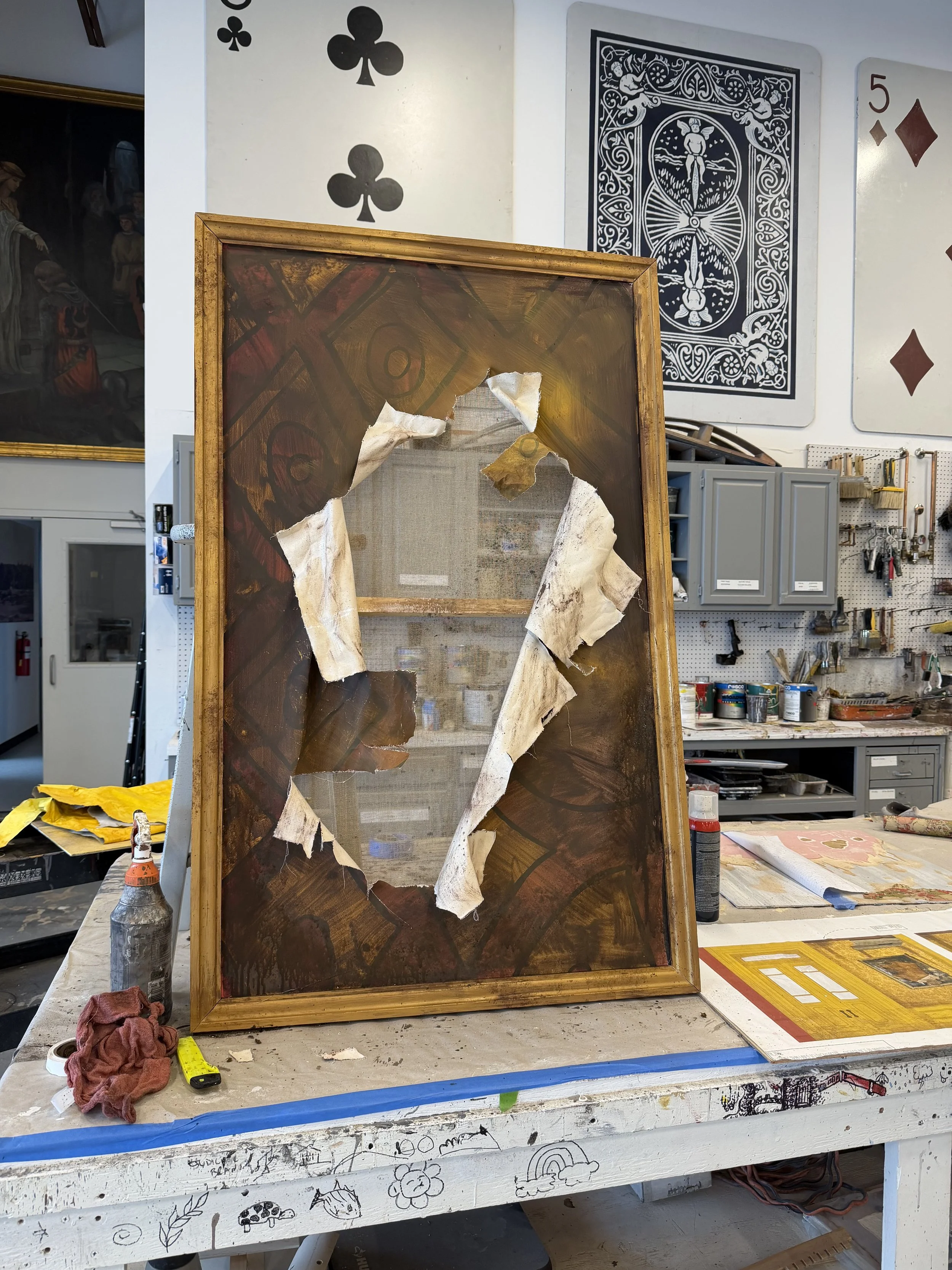 Tearing and Distressing