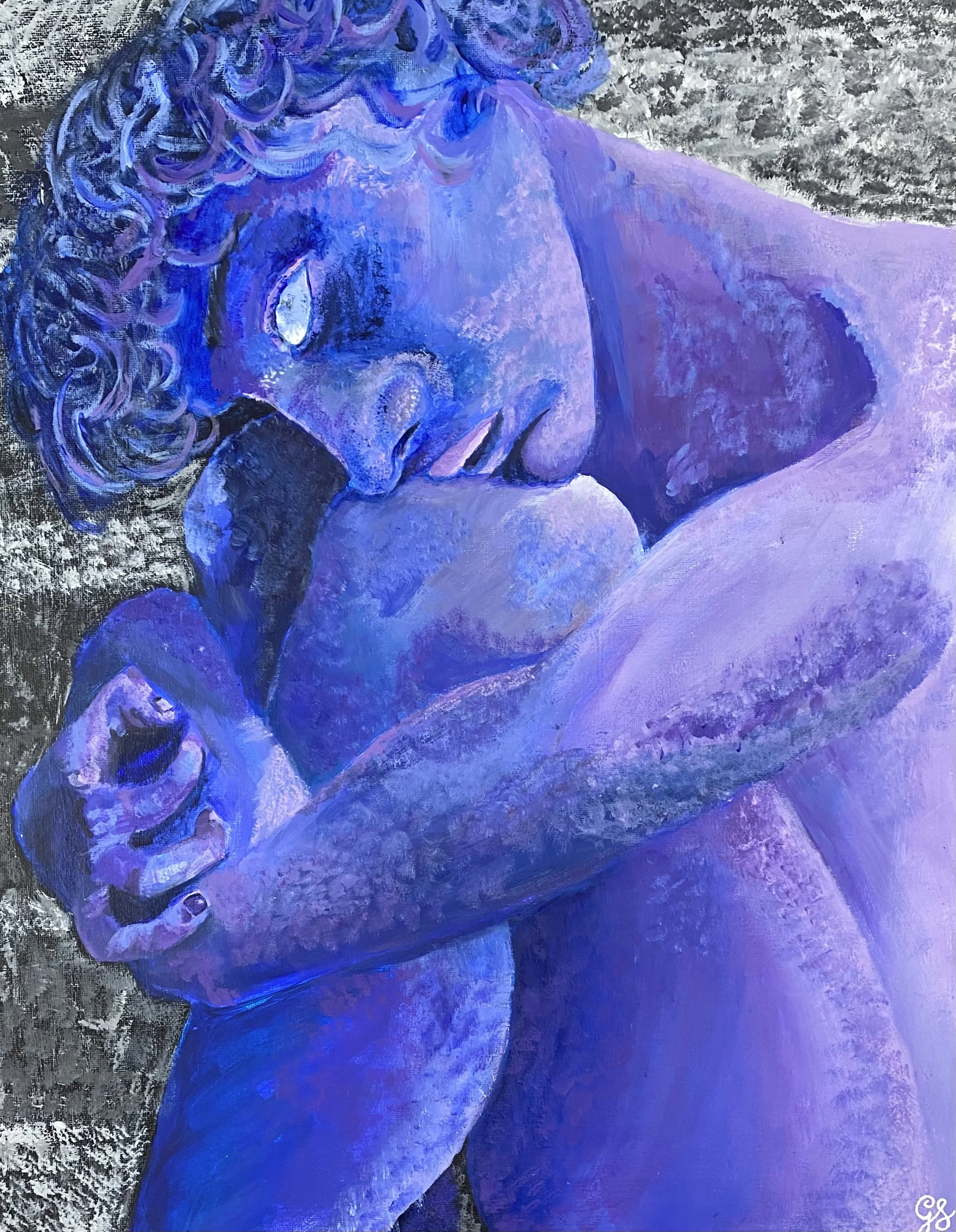 bi the wayside - Acrylic on Canvas by Goldie Snow